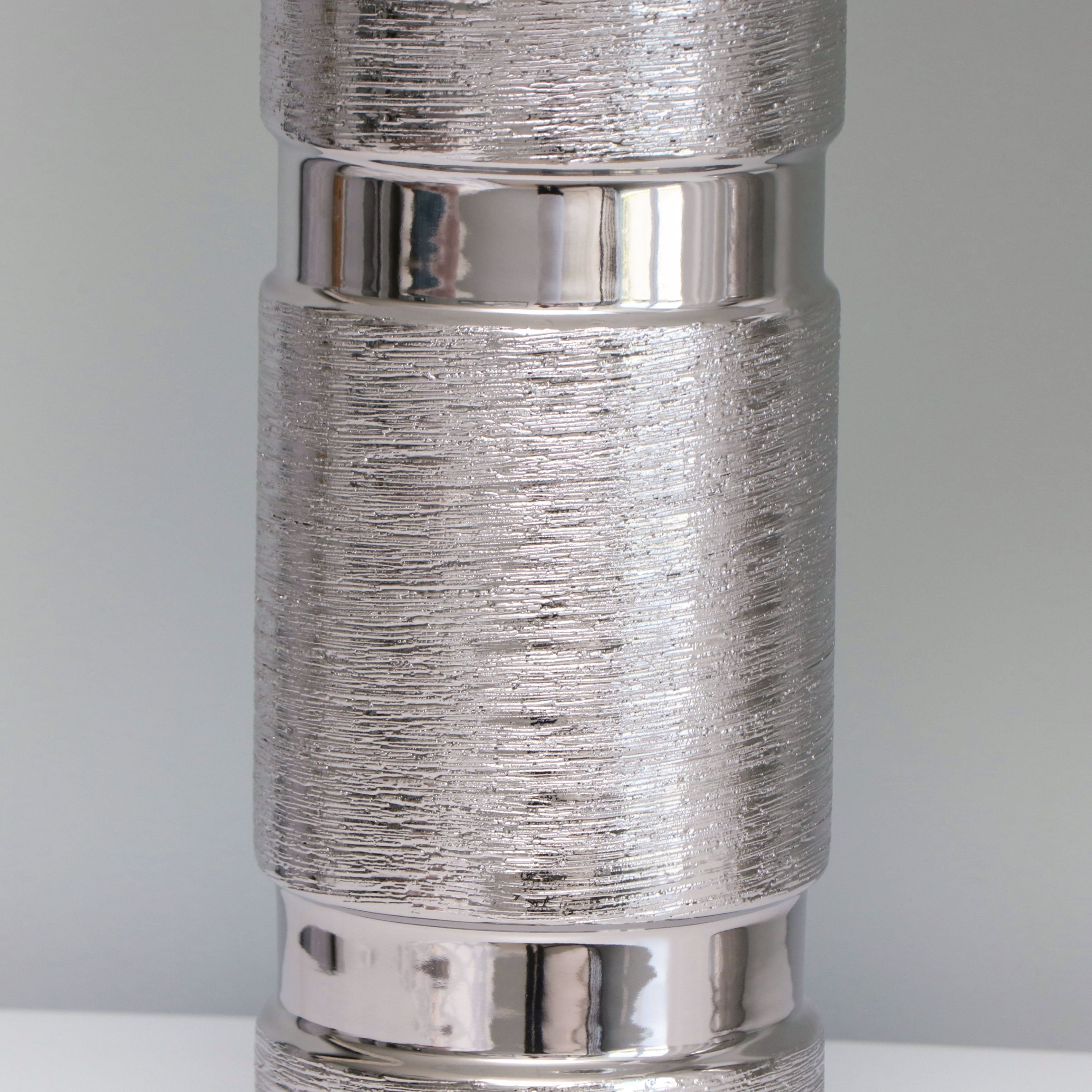 Pair of Lite Source "Lucano" Silver Tone Table Lamps