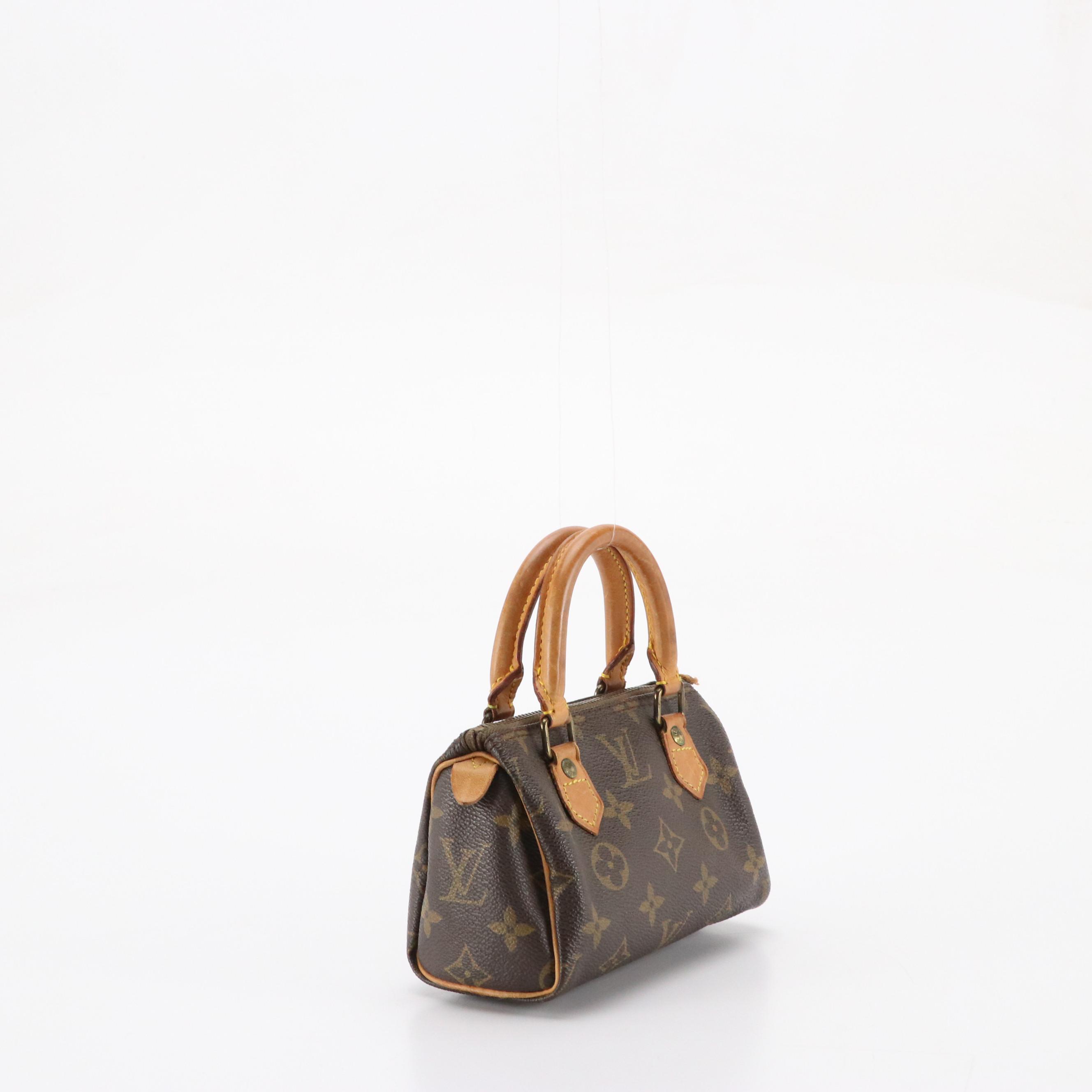 Louis Vuitton Mini Sac HL in Monogram Canvas and Vachetta Leather