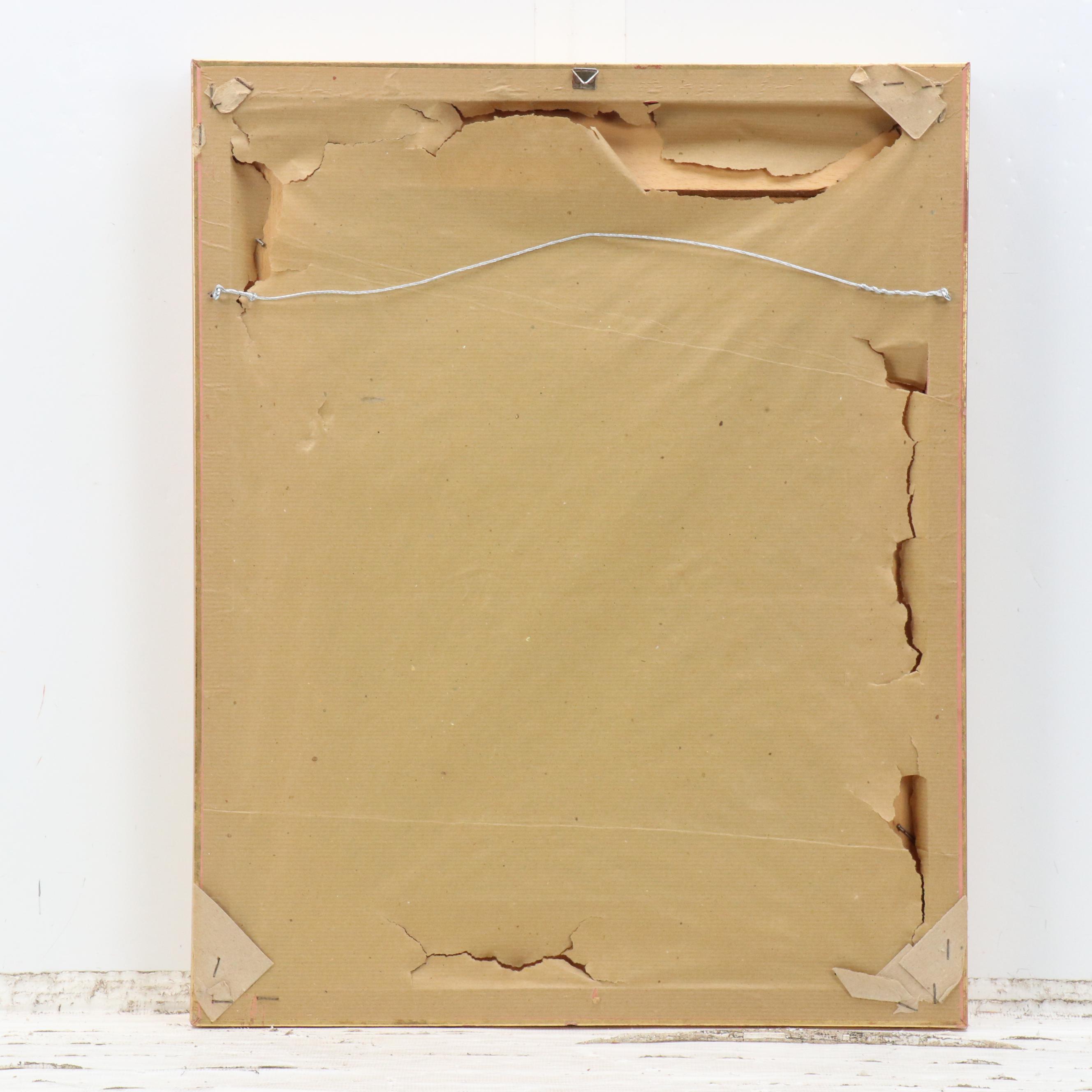 D. Salvatore Oil Painting of Mountainous Valley Landscape