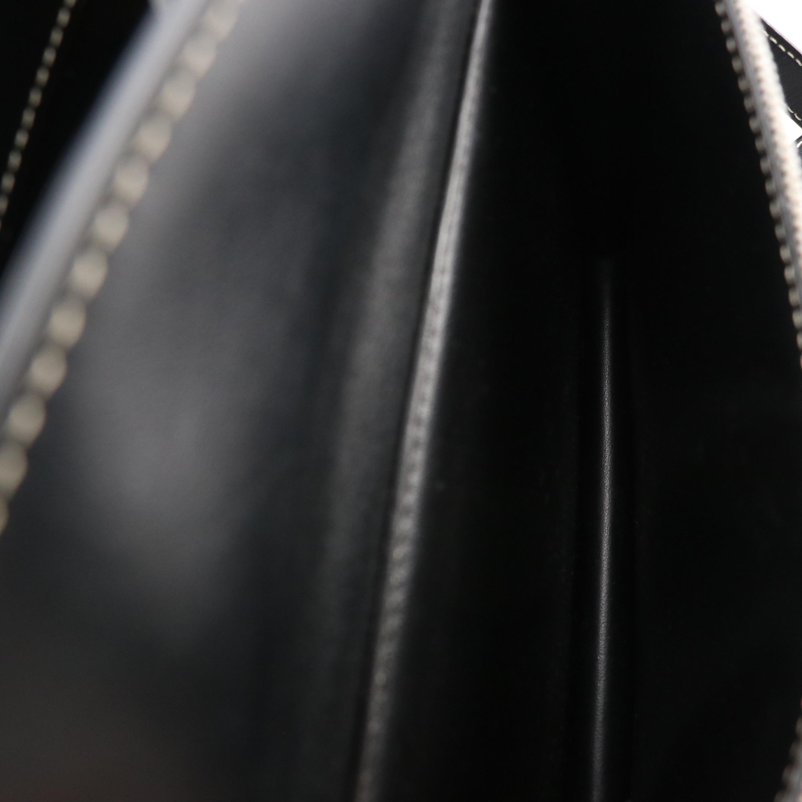 Burberry Logo Pocket Two-Way Tote in Canvas and Black Calfskin Leather Trim