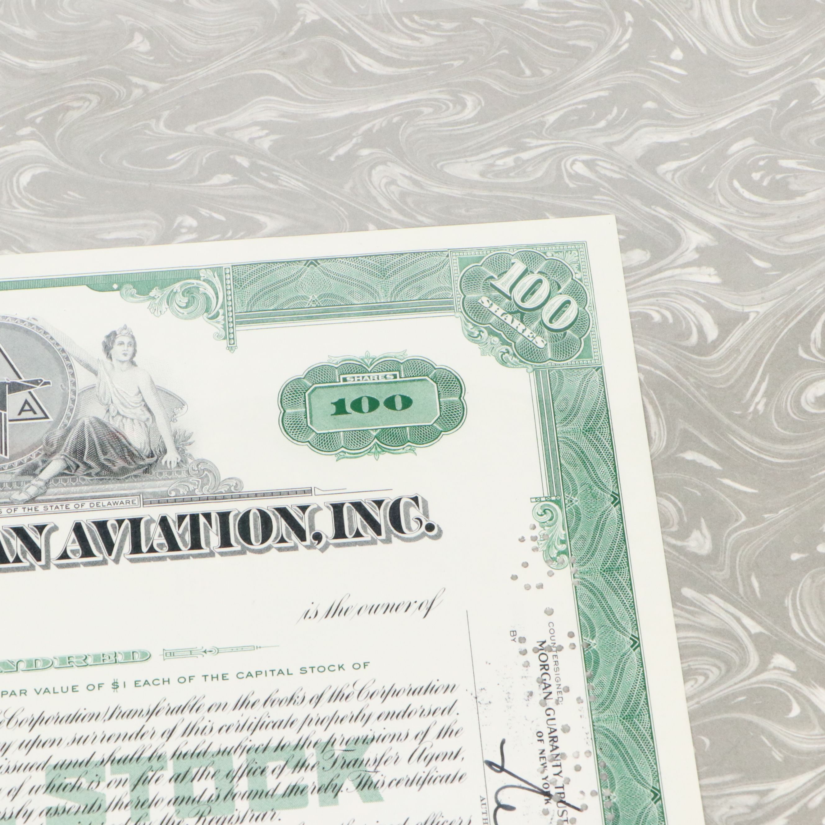 North American Aviation and Curtiss-Wright Corporation Stock Certificates