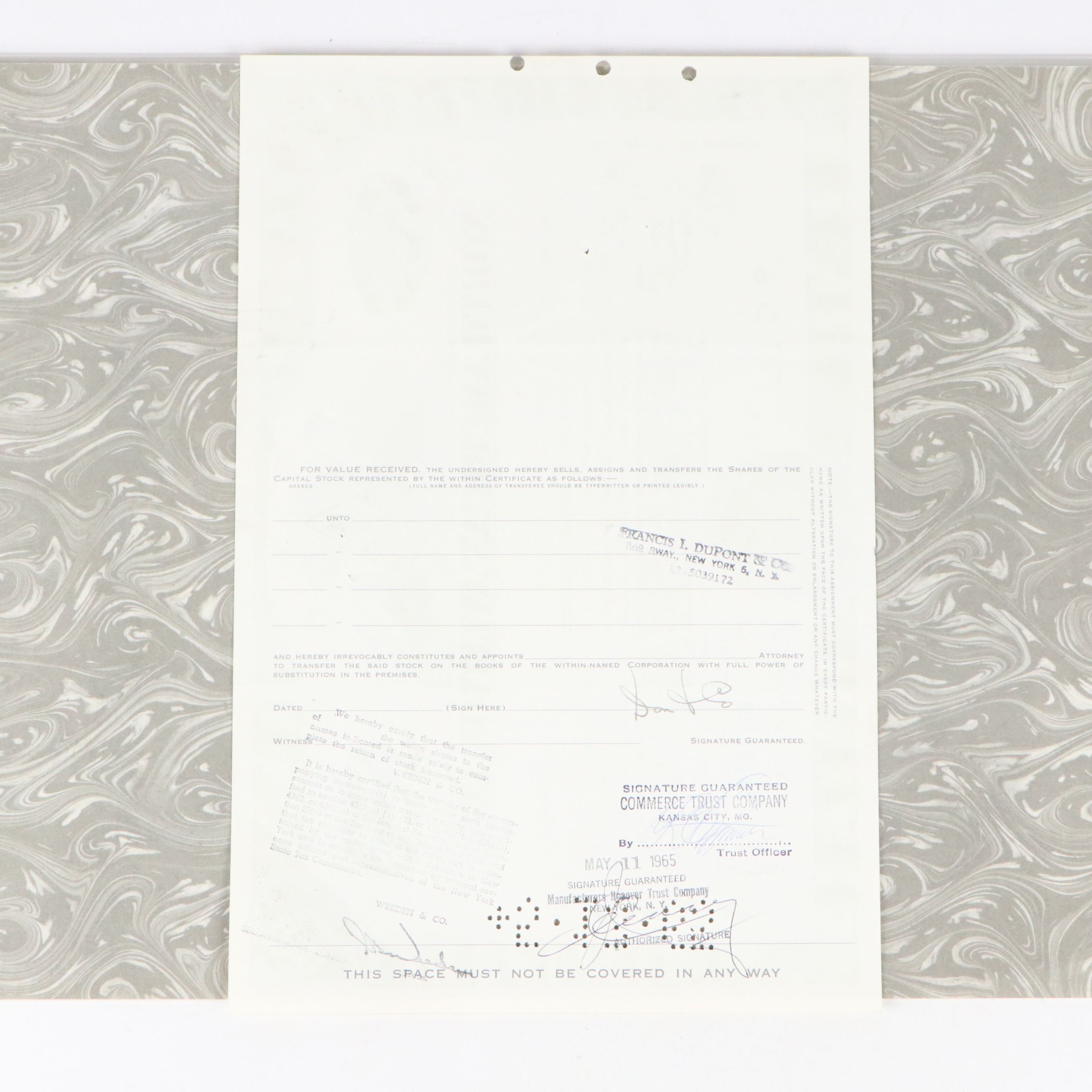 North American Aviation and Curtiss-Wright Corporation Stock Certificates