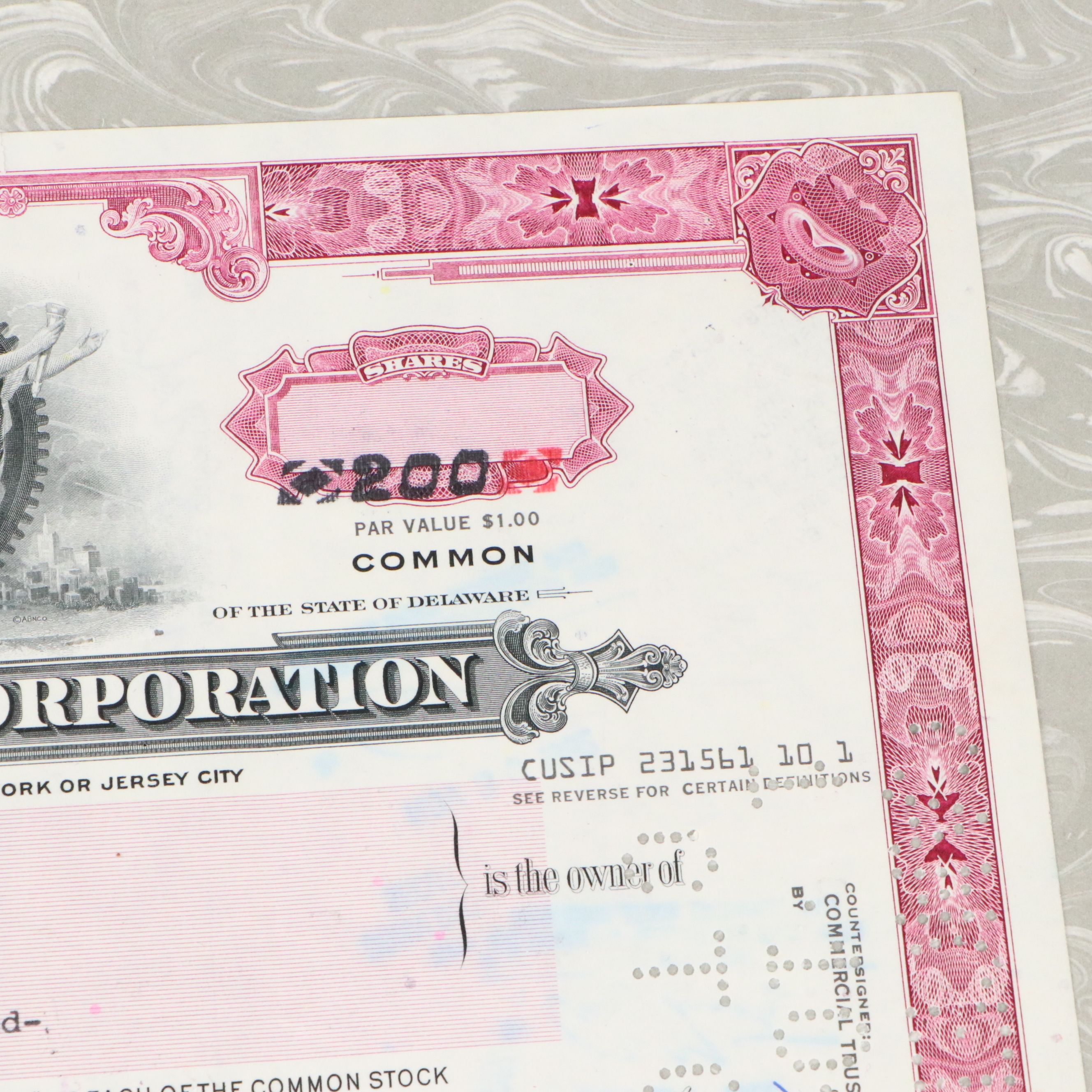 North American Aviation and Curtiss-Wright Corporation Stock Certificates