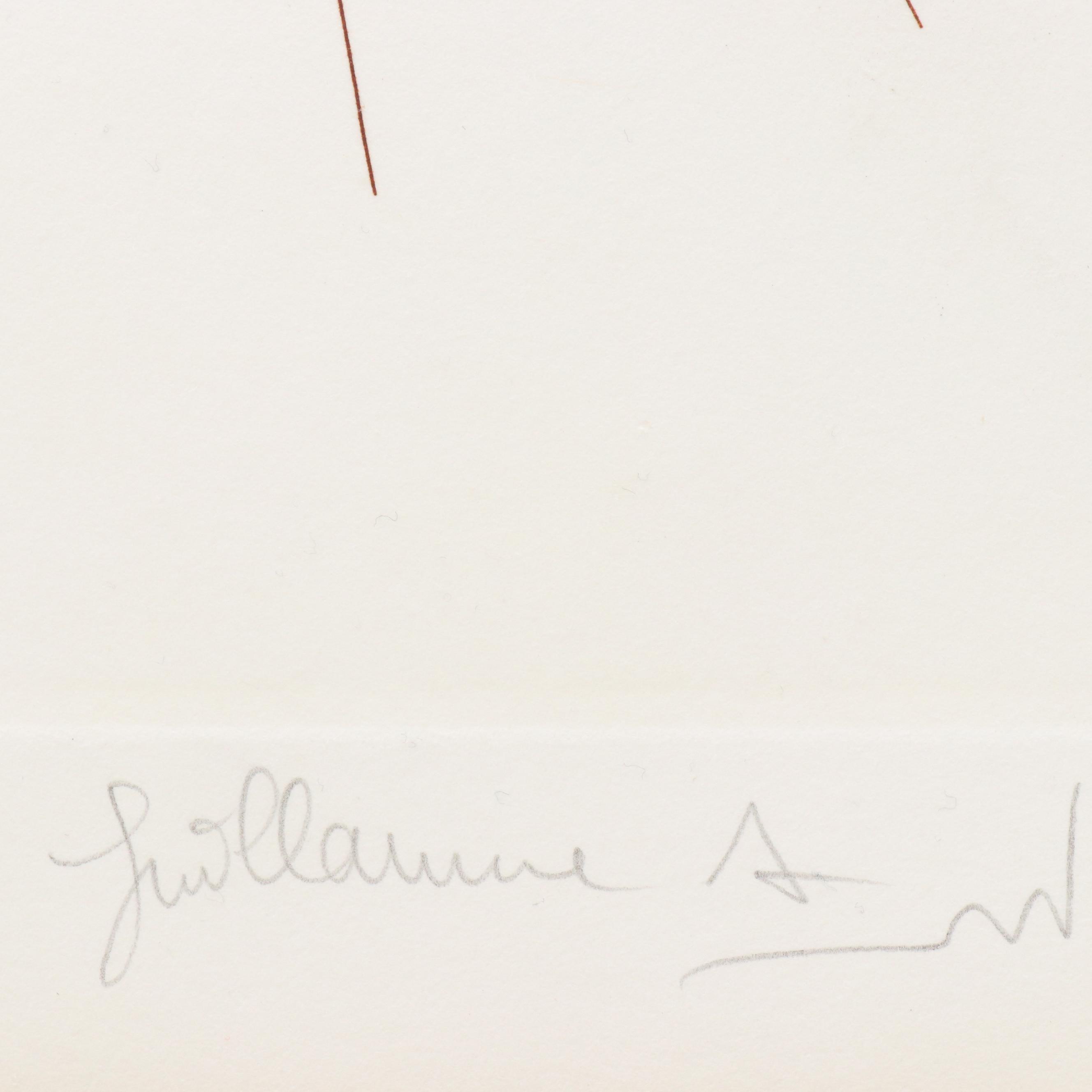 Guillaume Azoulay Sepia Etching "Hamilton Encore"