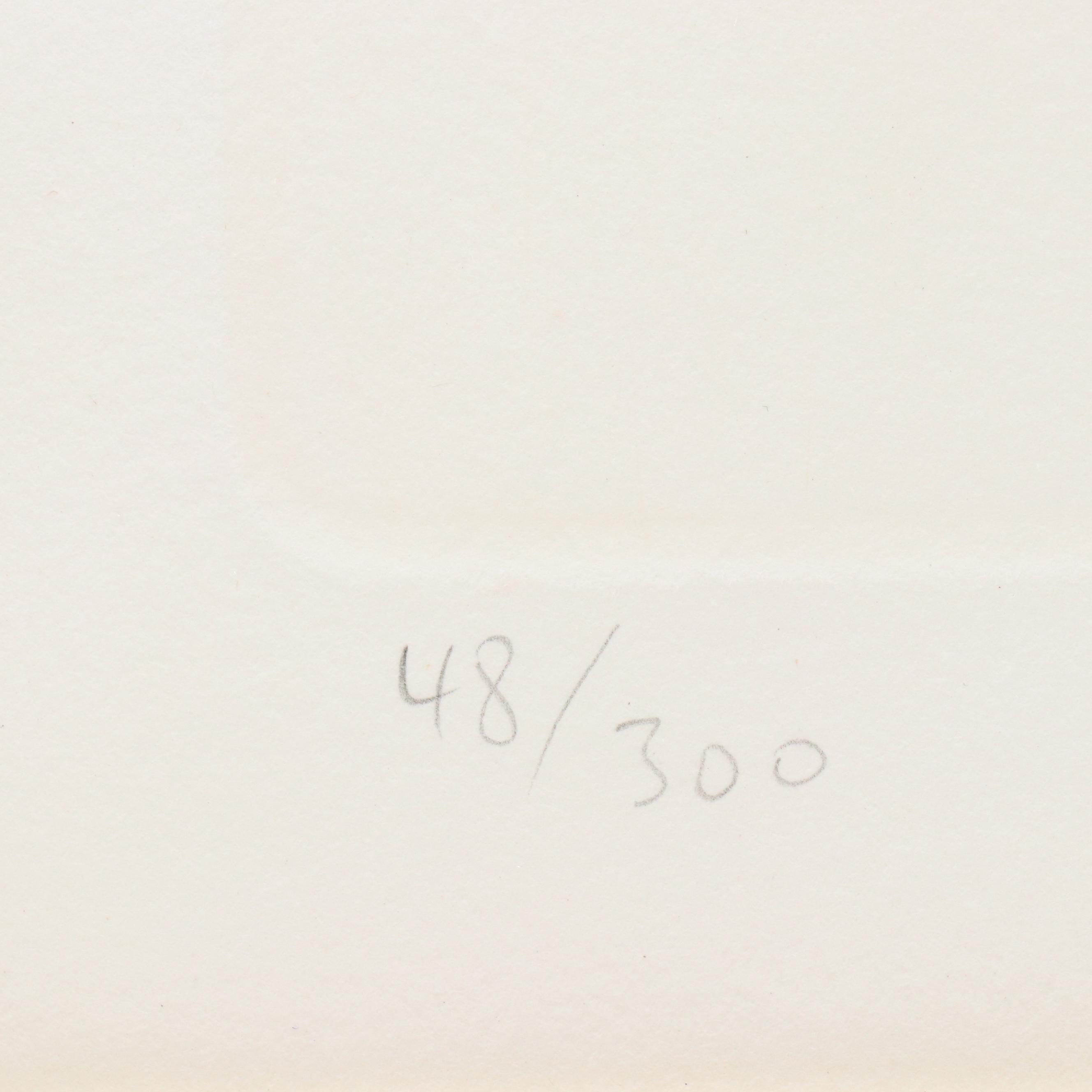 Guillaume Azoulay Equine Sepia Etching "Monsieur Hamilton"