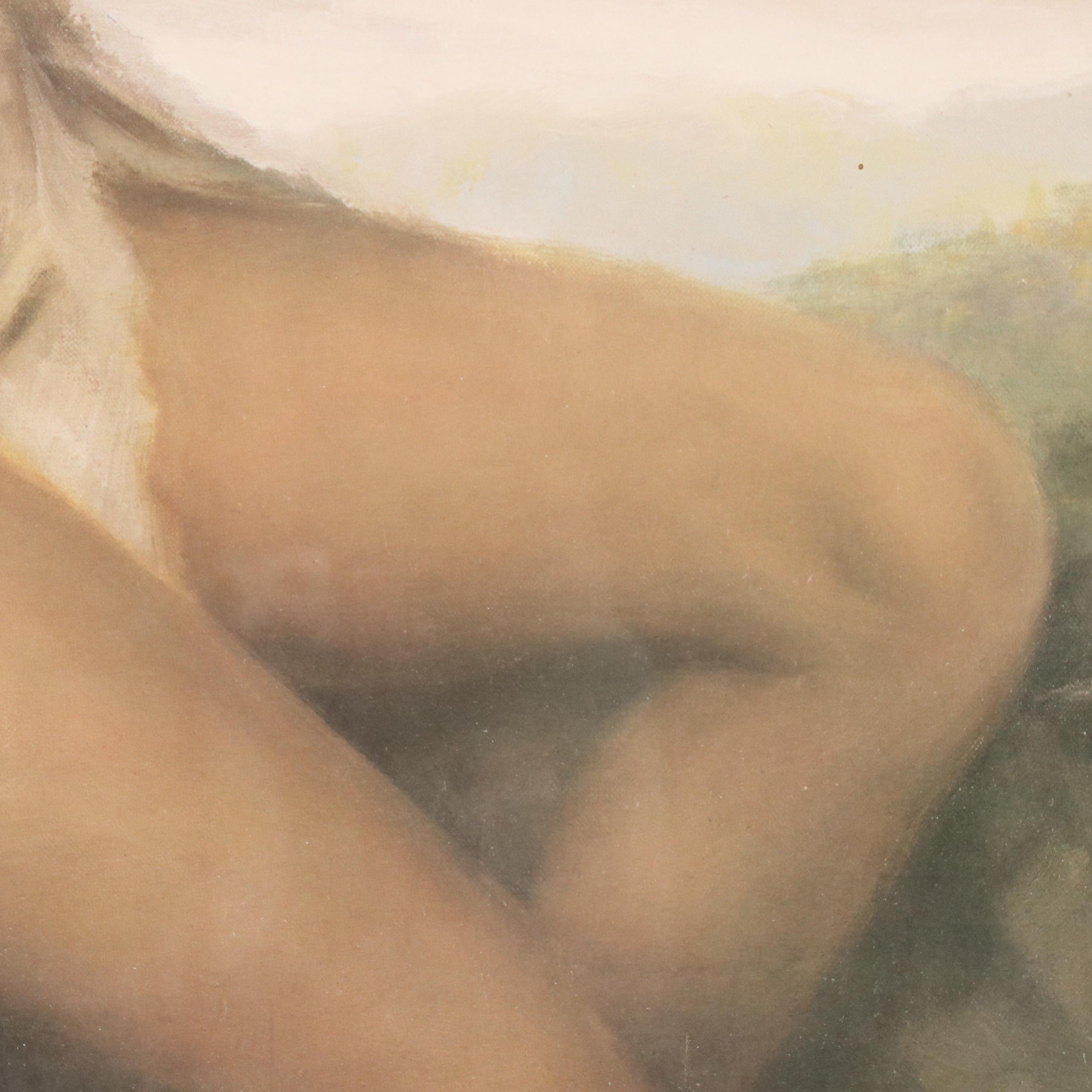 After Joseph Wallace King Offset Lithograph "Broken Silence"