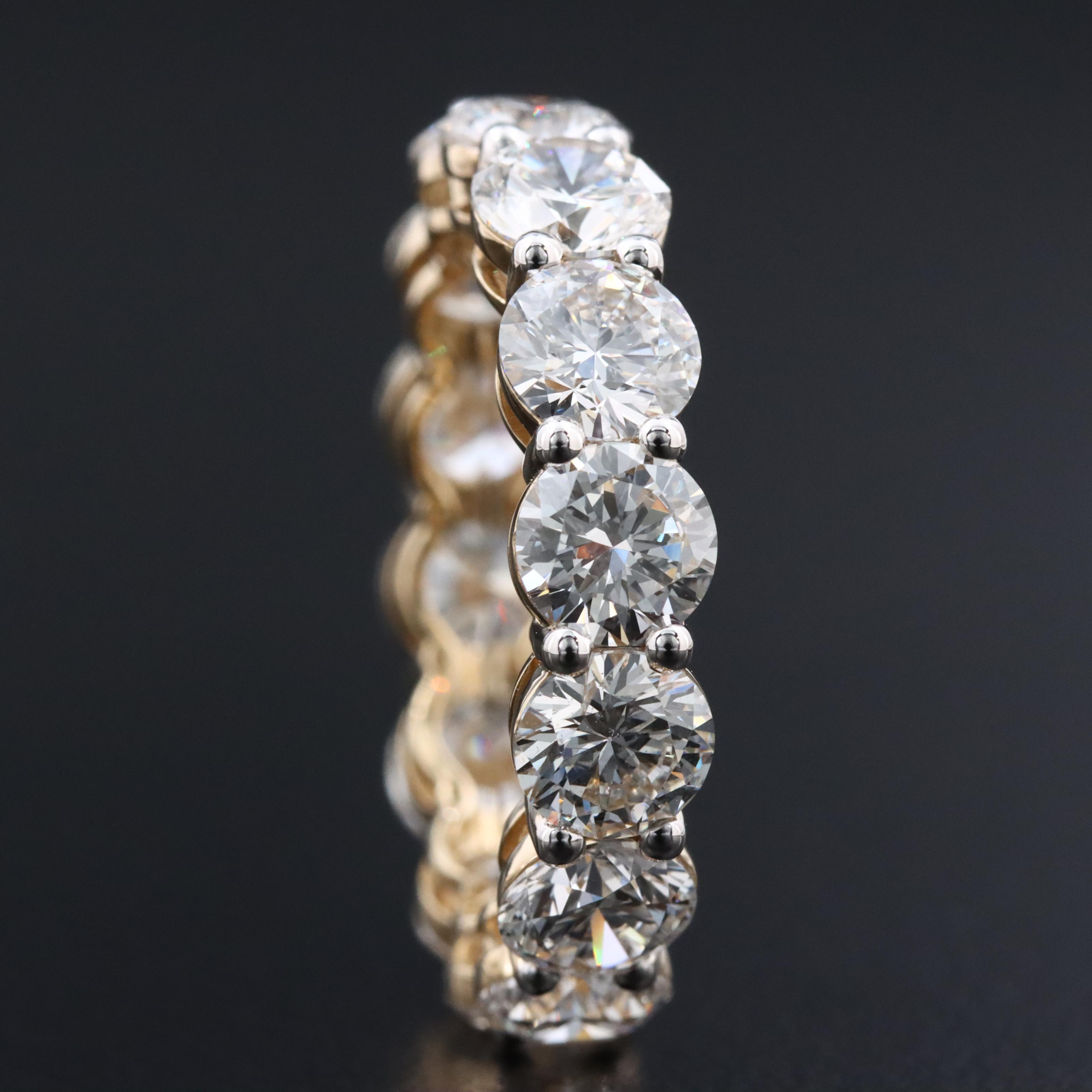 14K 5.84 CTW Lab Grown Diamond Eternity Band