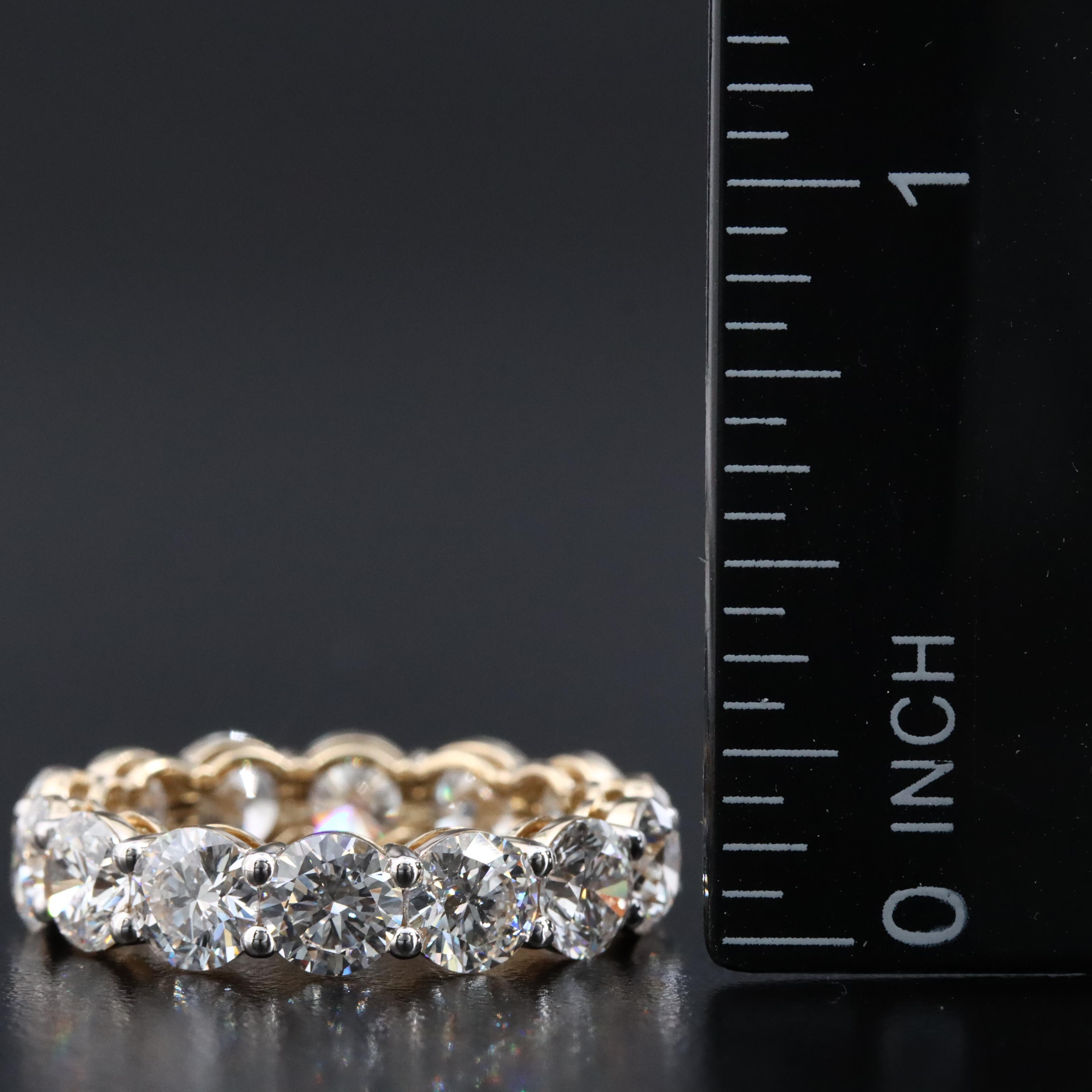 14K 5.84 CTW Lab Grown Diamond Eternity Band