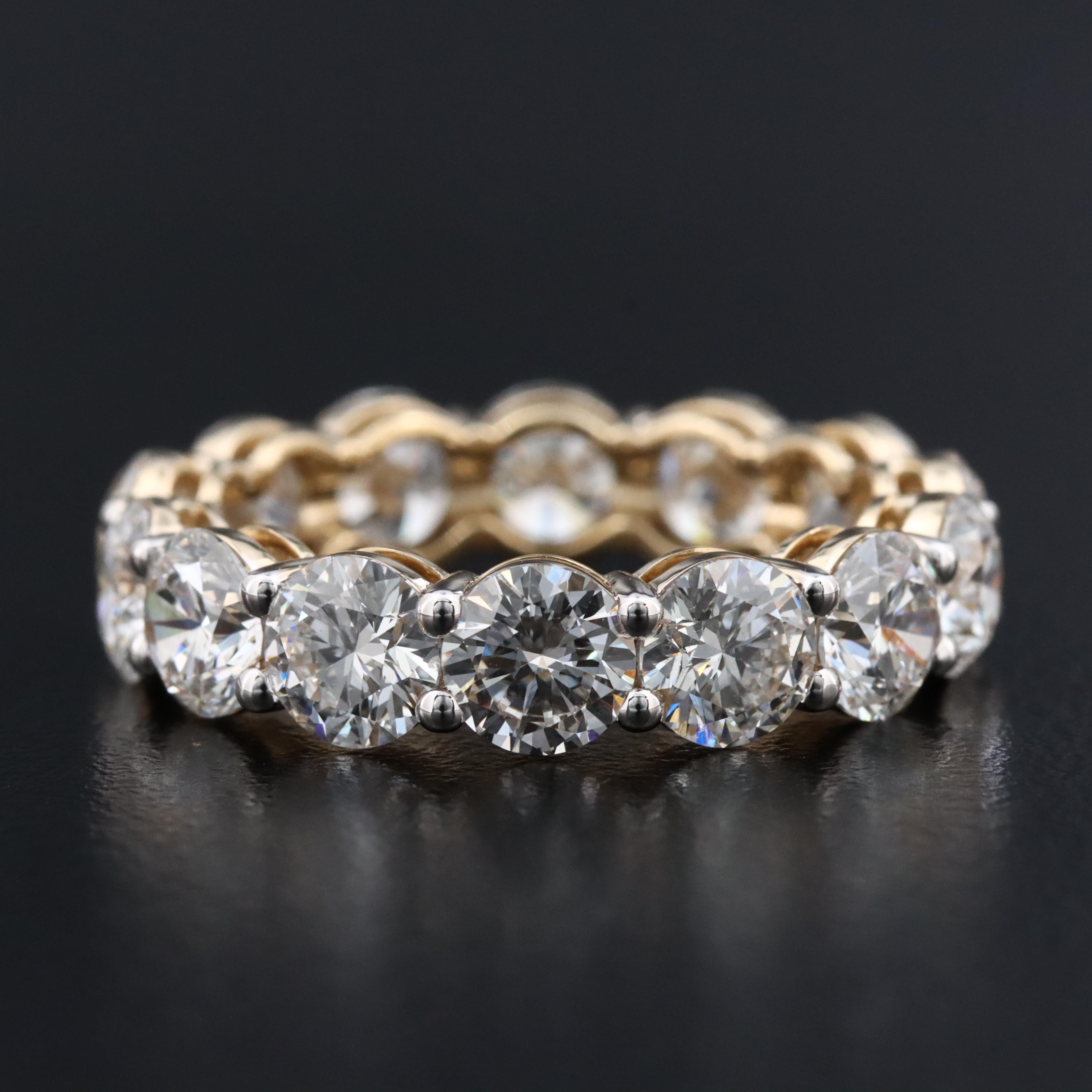 14K 5.84 CTW Lab Grown Diamond Eternity Band