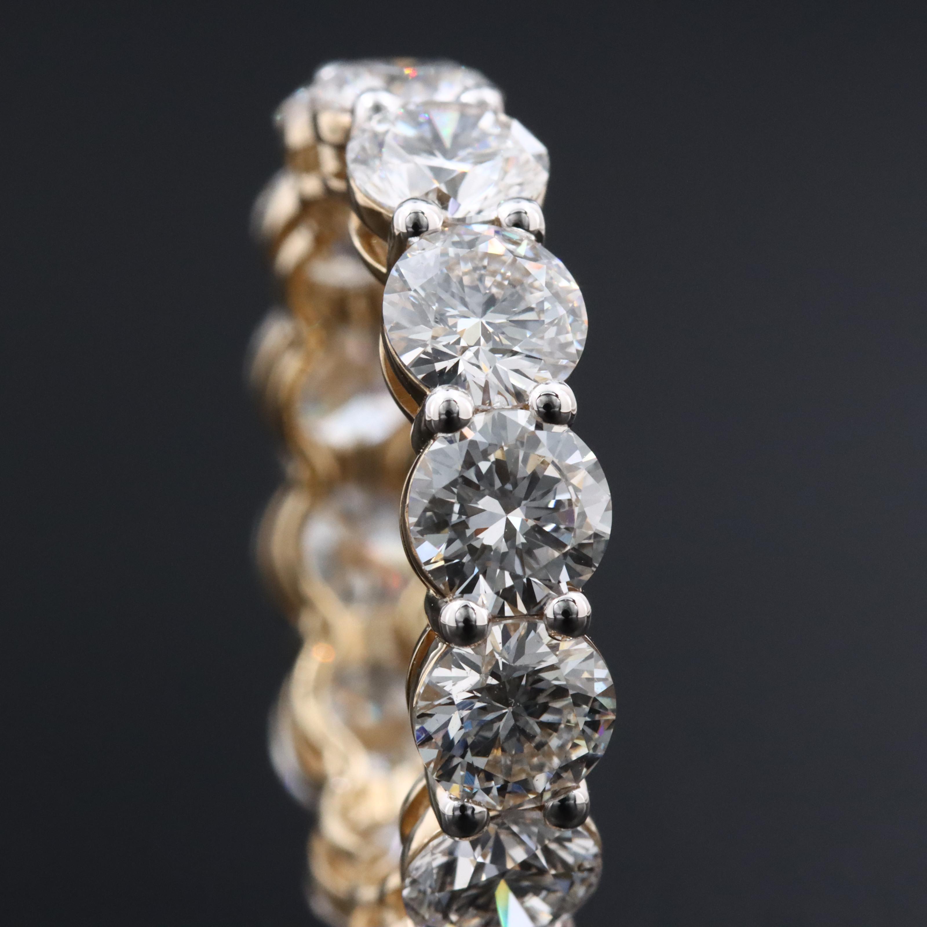 14K 5.84 CTW Lab Grown Diamond Eternity Band