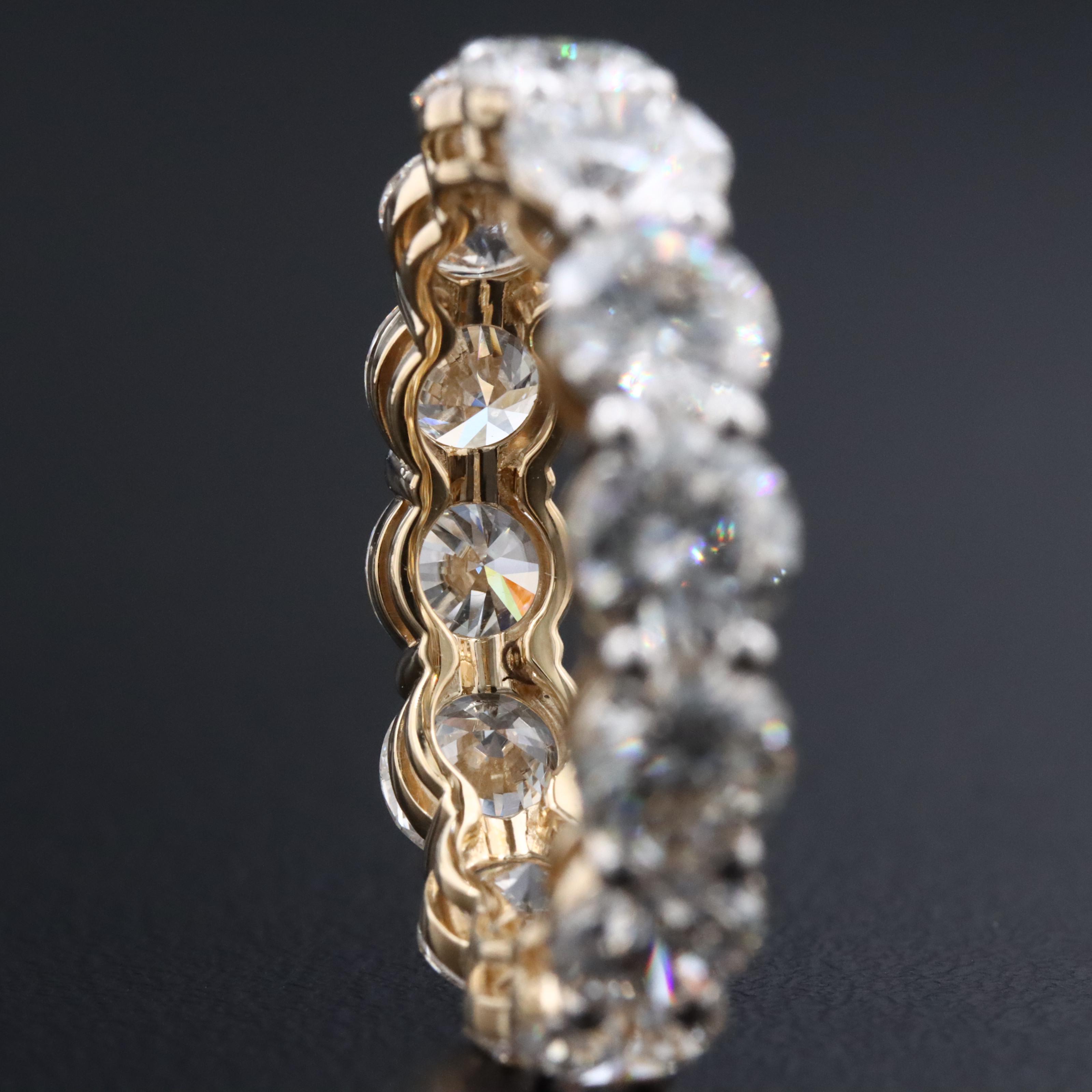 14K 5.84 CTW Lab Grown Diamond Eternity Band