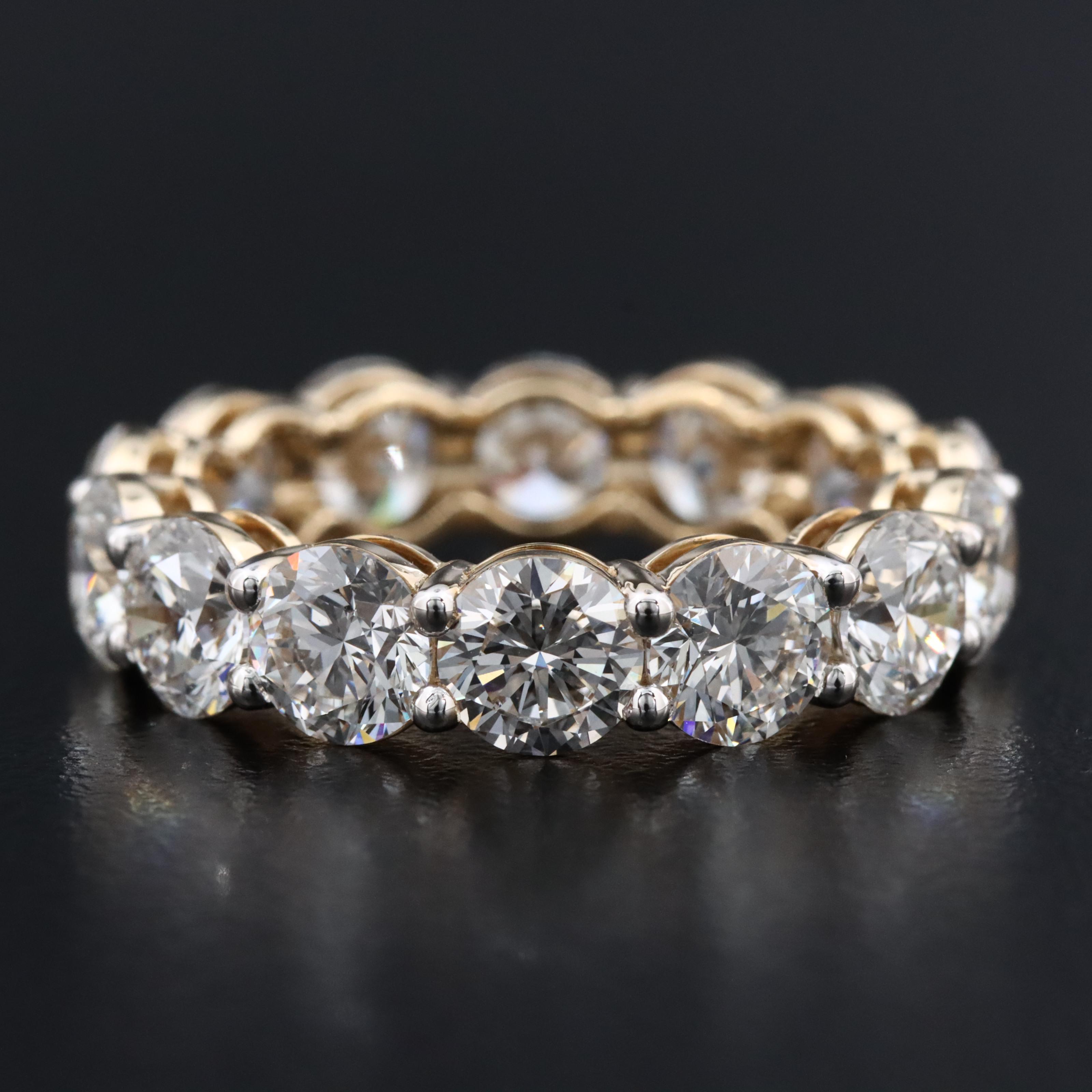 14K 5.84 CTW Lab Grown Diamond Eternity Band