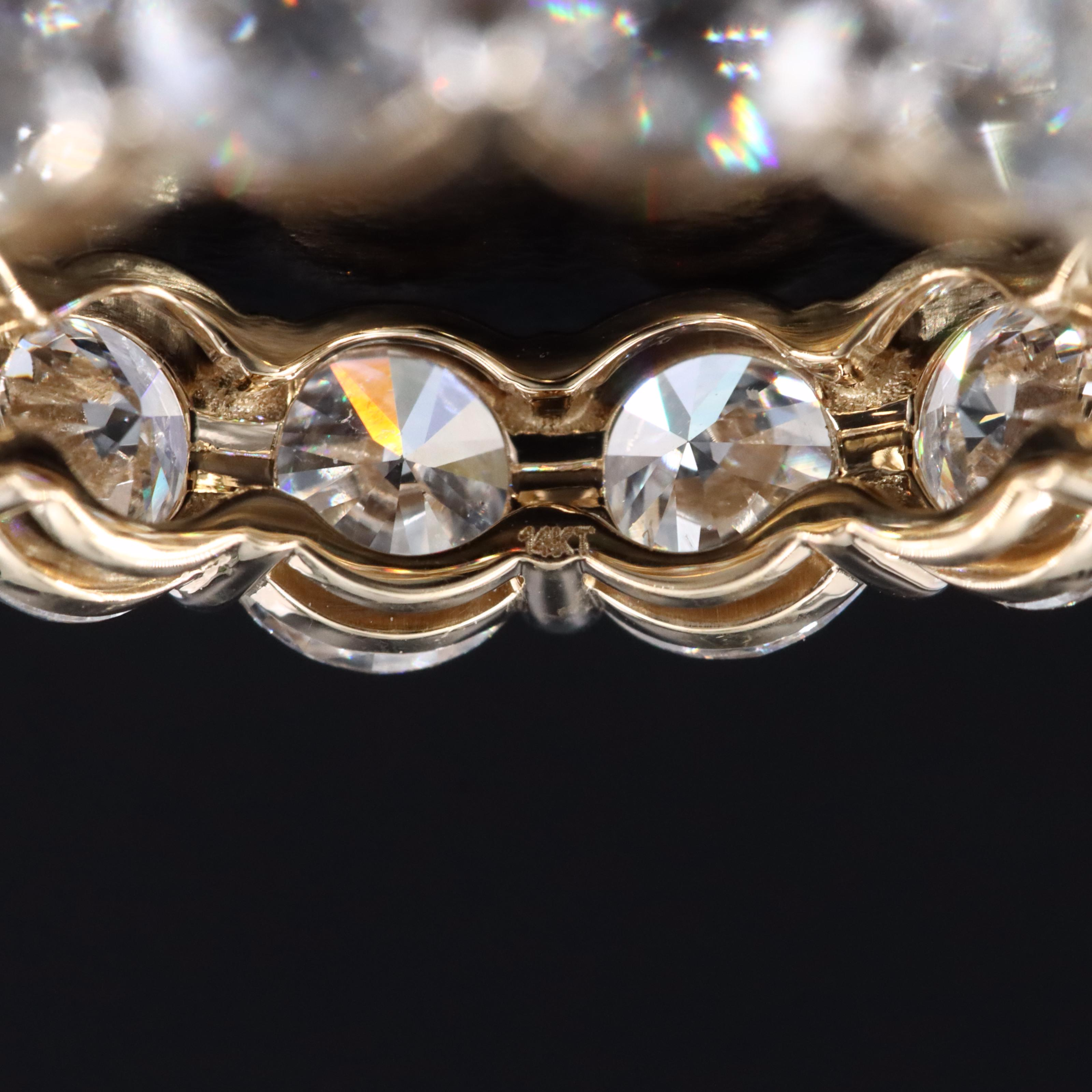 14K 5.84 CTW Lab Grown Diamond Eternity Band