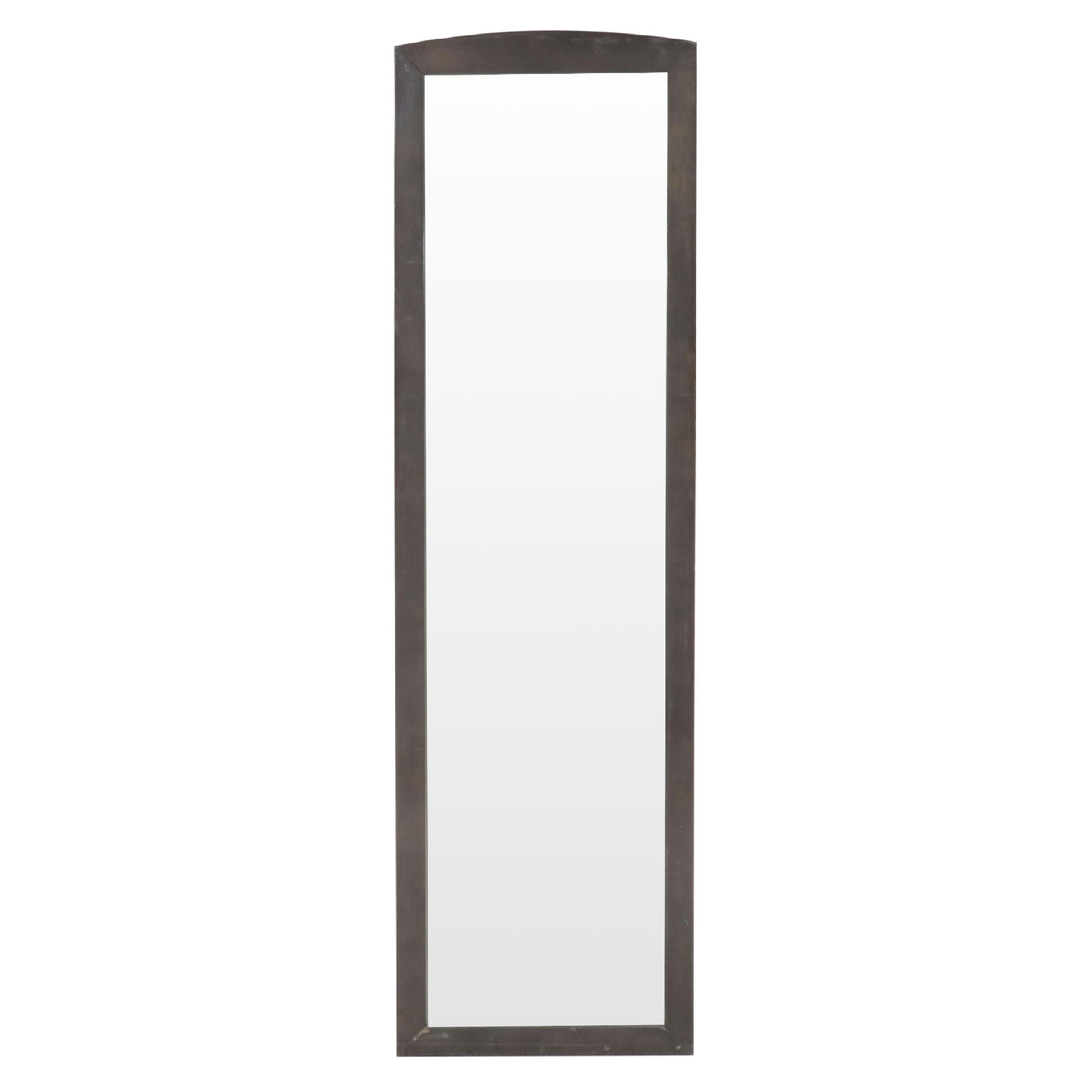 Contemporary Wooden Frame Full-Length Mirror