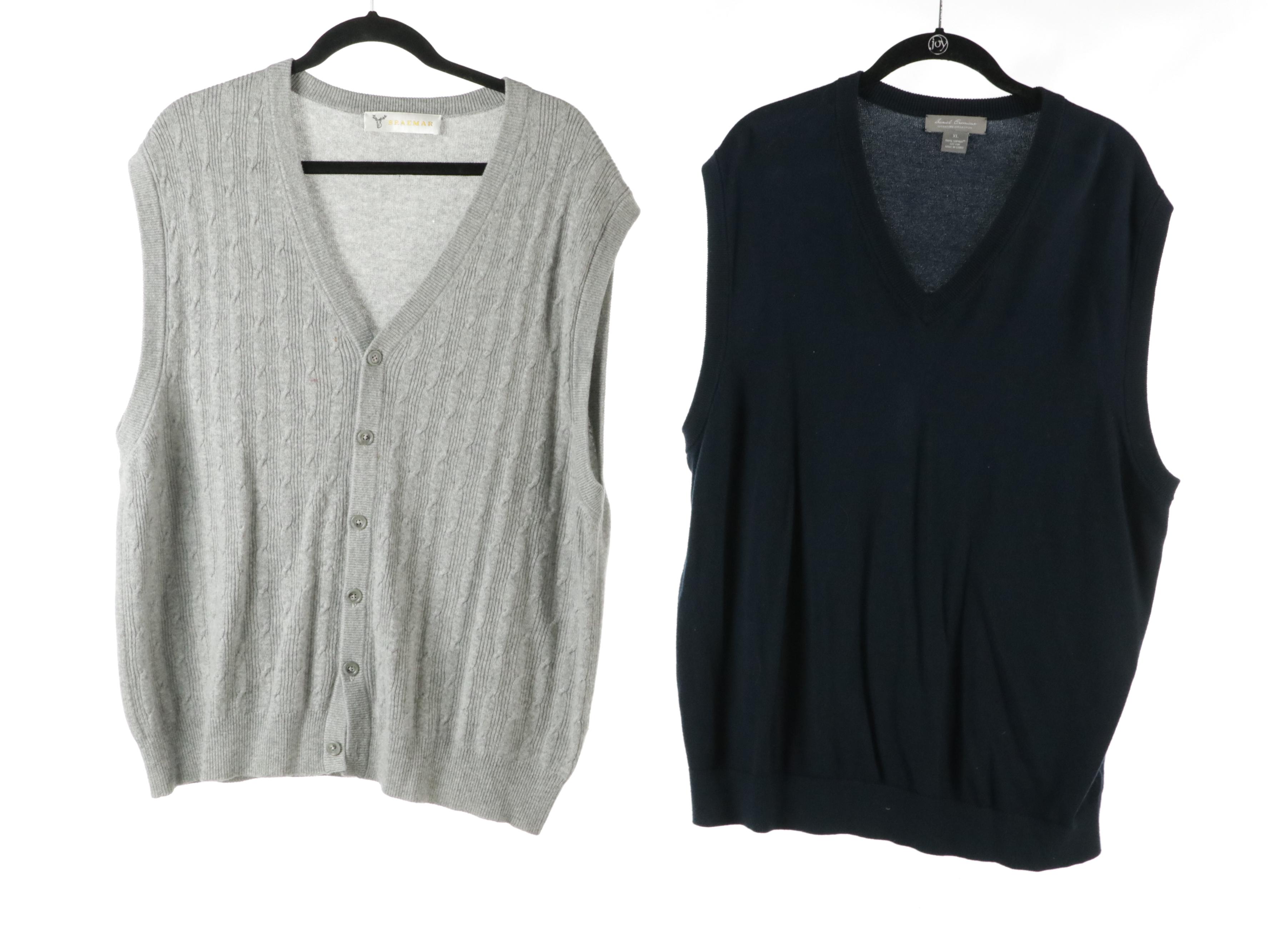 Men's Adidas Golf Vest, Polo Ralph Lauren, Braemar, and More Knit Sweater Vests