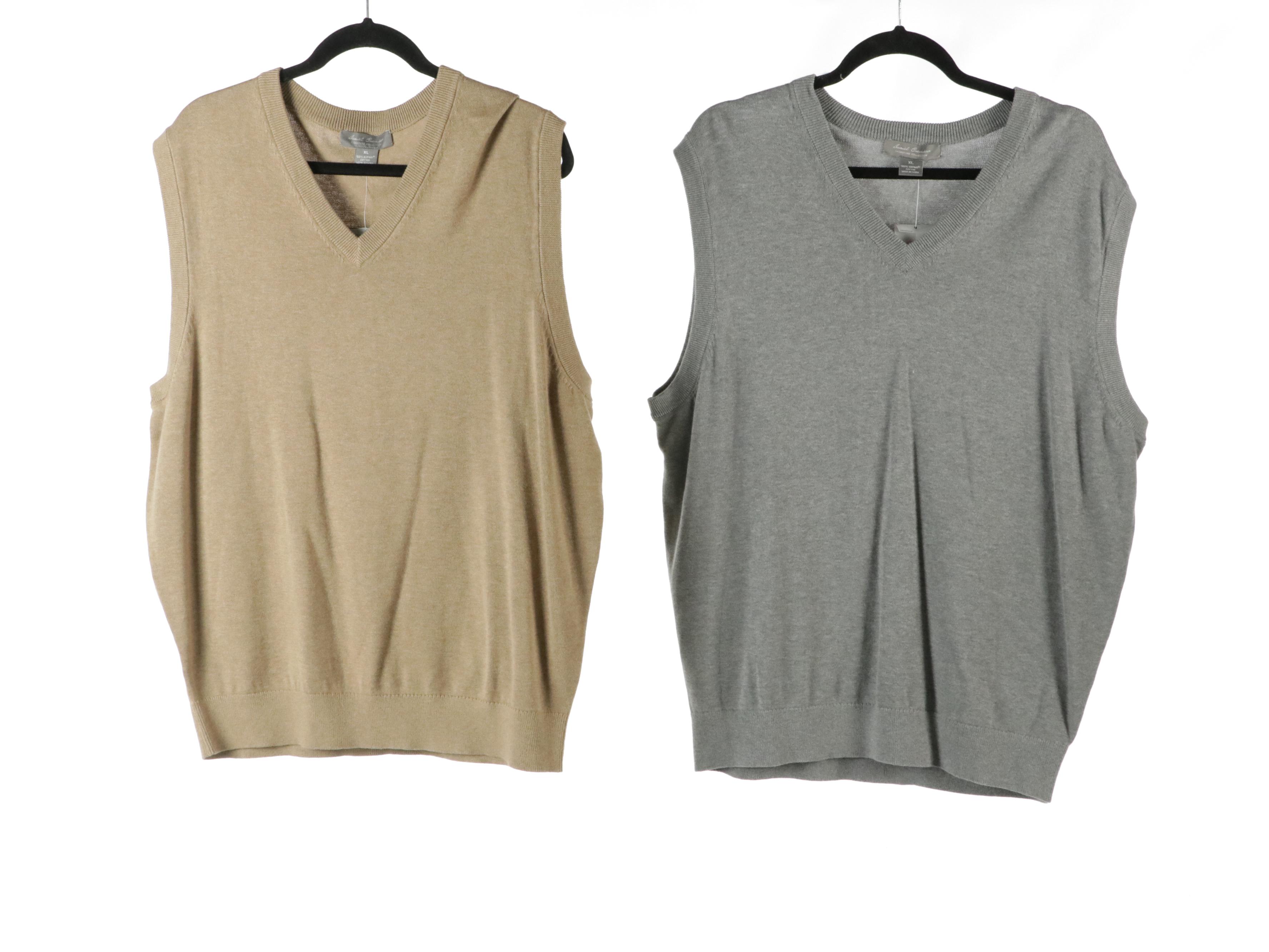 Men's Adidas Golf Vest, Polo Ralph Lauren, Braemar, and More Knit Sweater Vests