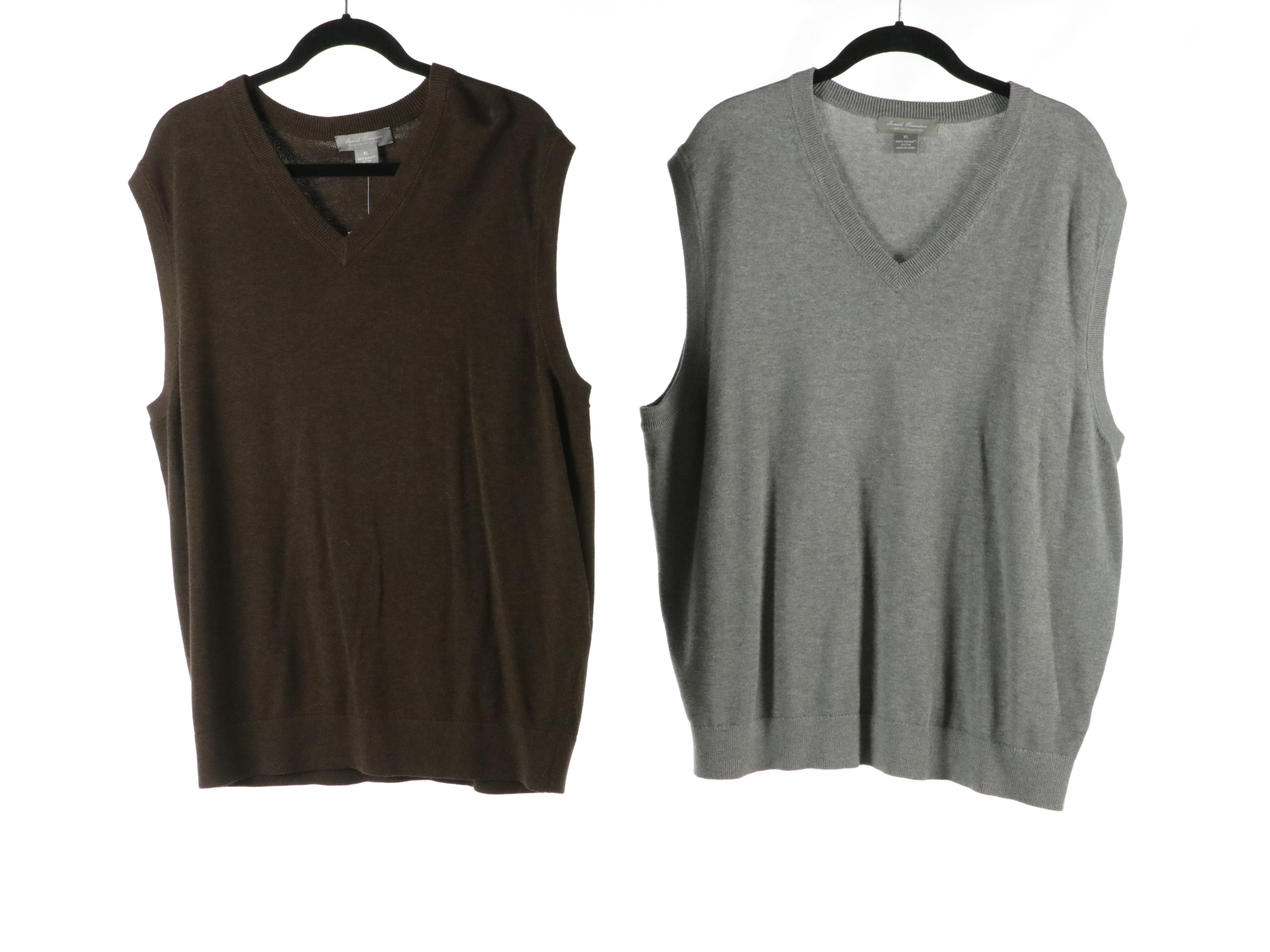 Men's Adidas Golf Vest, Polo Ralph Lauren, Braemar, and More Knit Sweater Vests