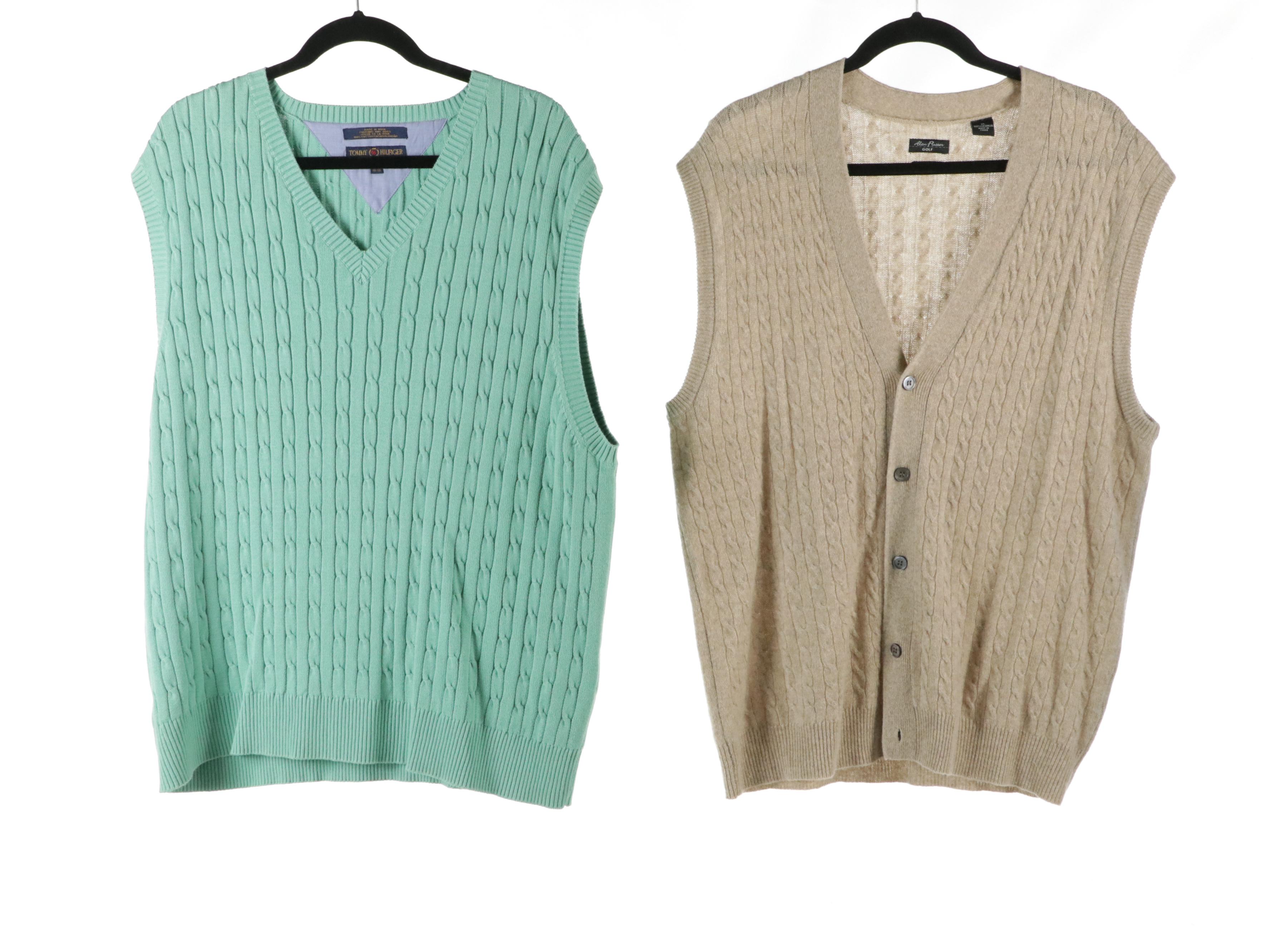 Men's Adidas Golf Vest, Polo Ralph Lauren, Braemar, and More Knit Sweater Vests