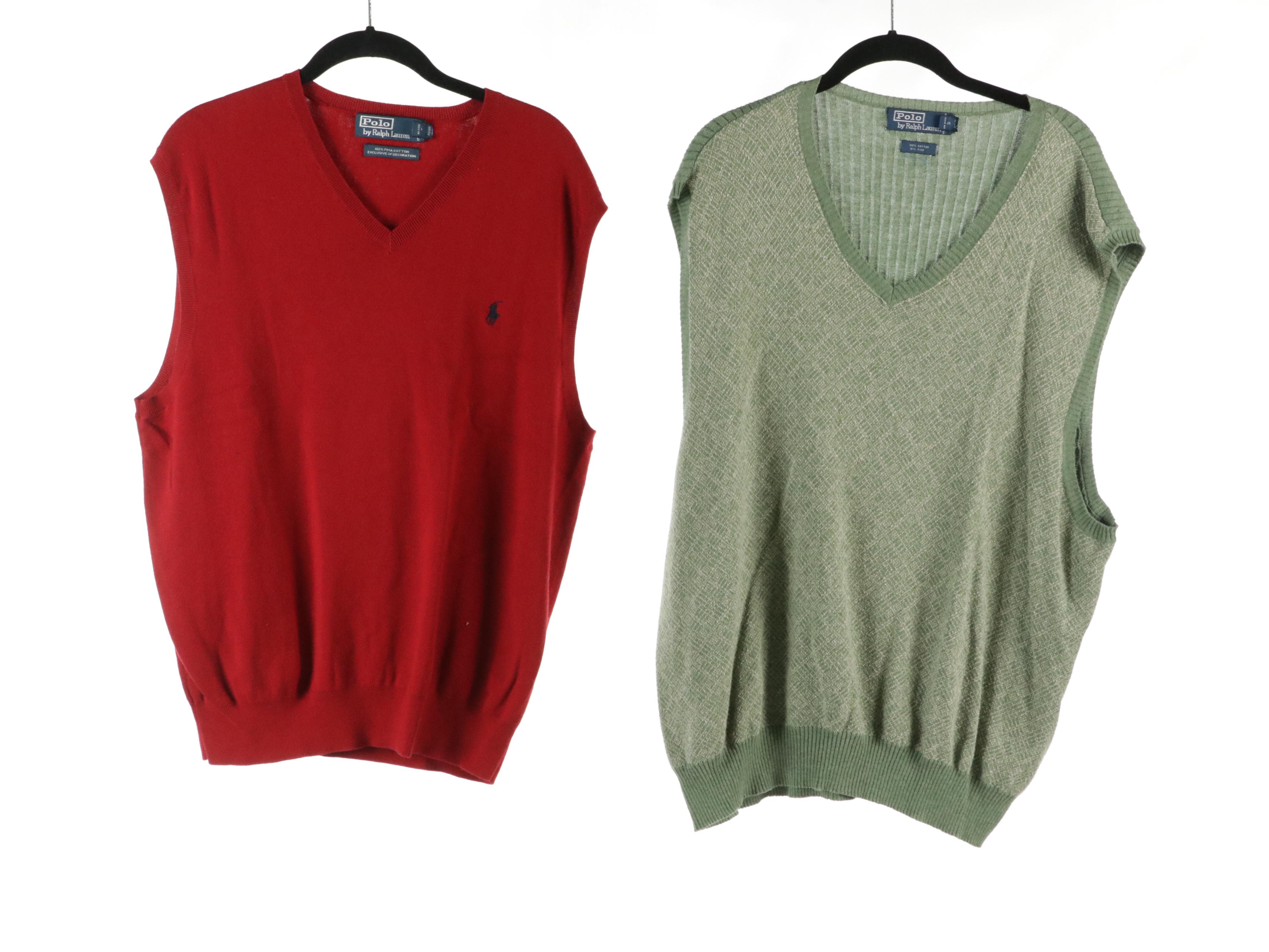 Men's Adidas Golf Vest, Polo Ralph Lauren, Braemar, and More Knit Sweater Vests