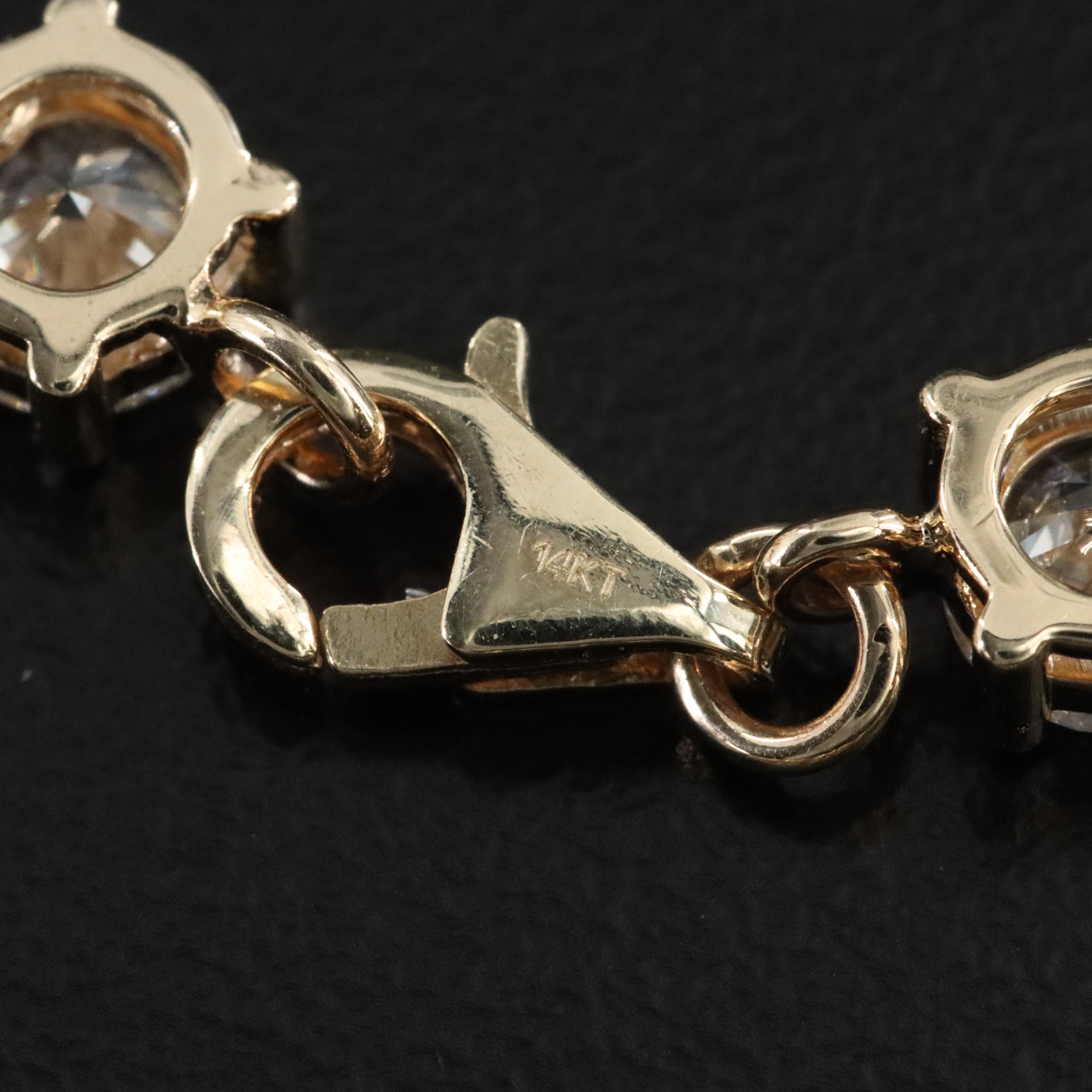 14K 14.26 CTW Lab Grown Diamond Bracelet