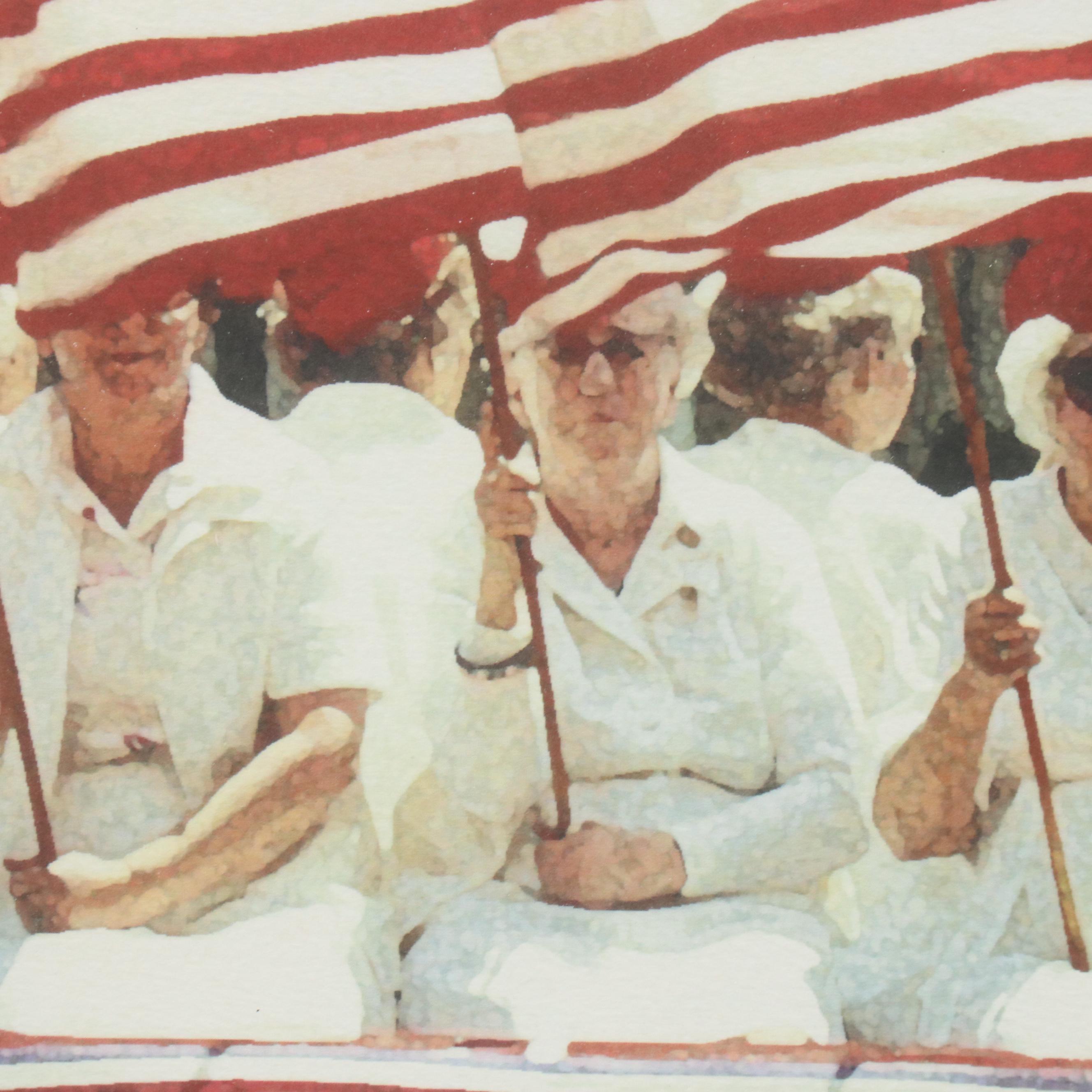 R. L. Kuhns Offset Lithograph "Daughters of America"