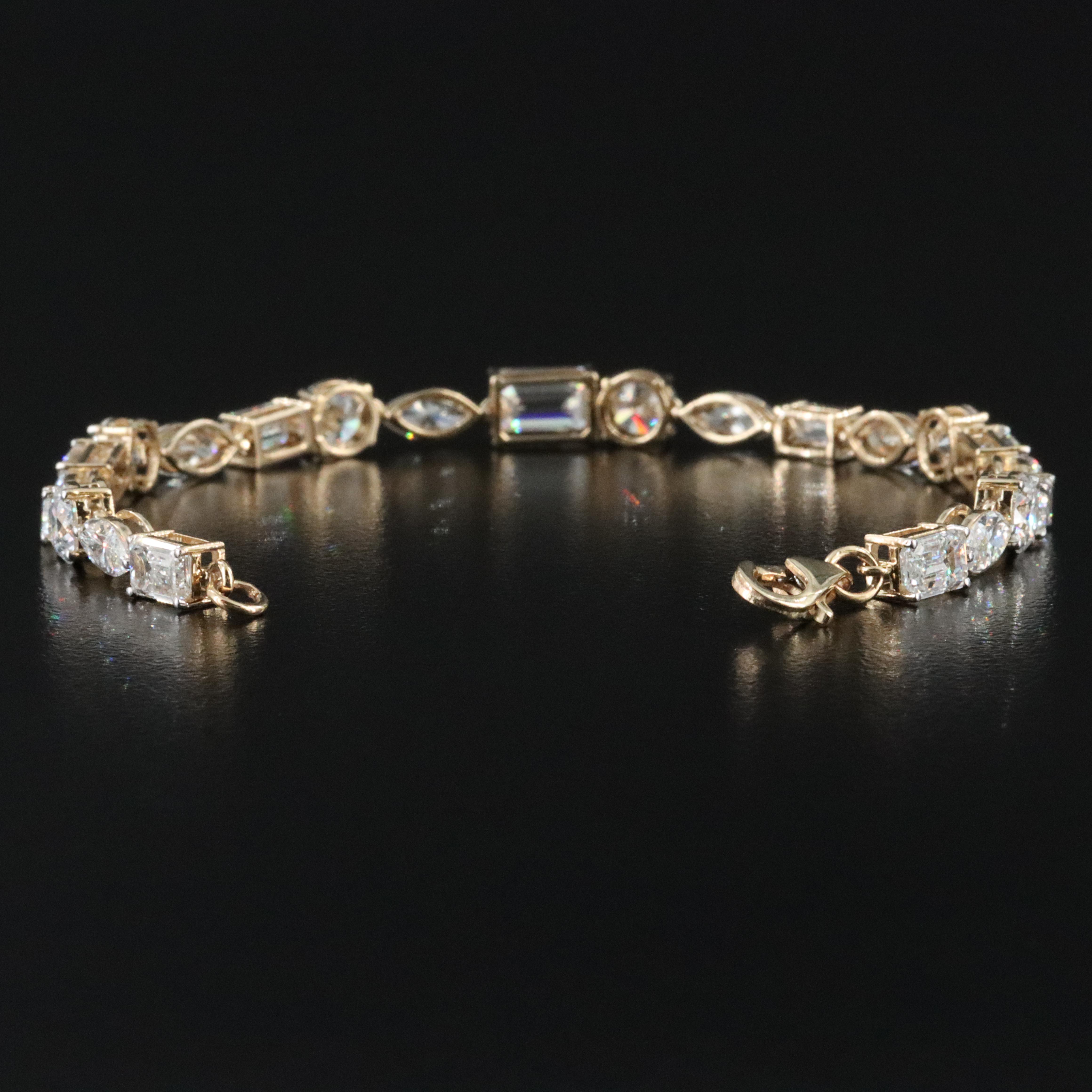 14K 10.64 CTW Lab Grown Diamond Bracelet