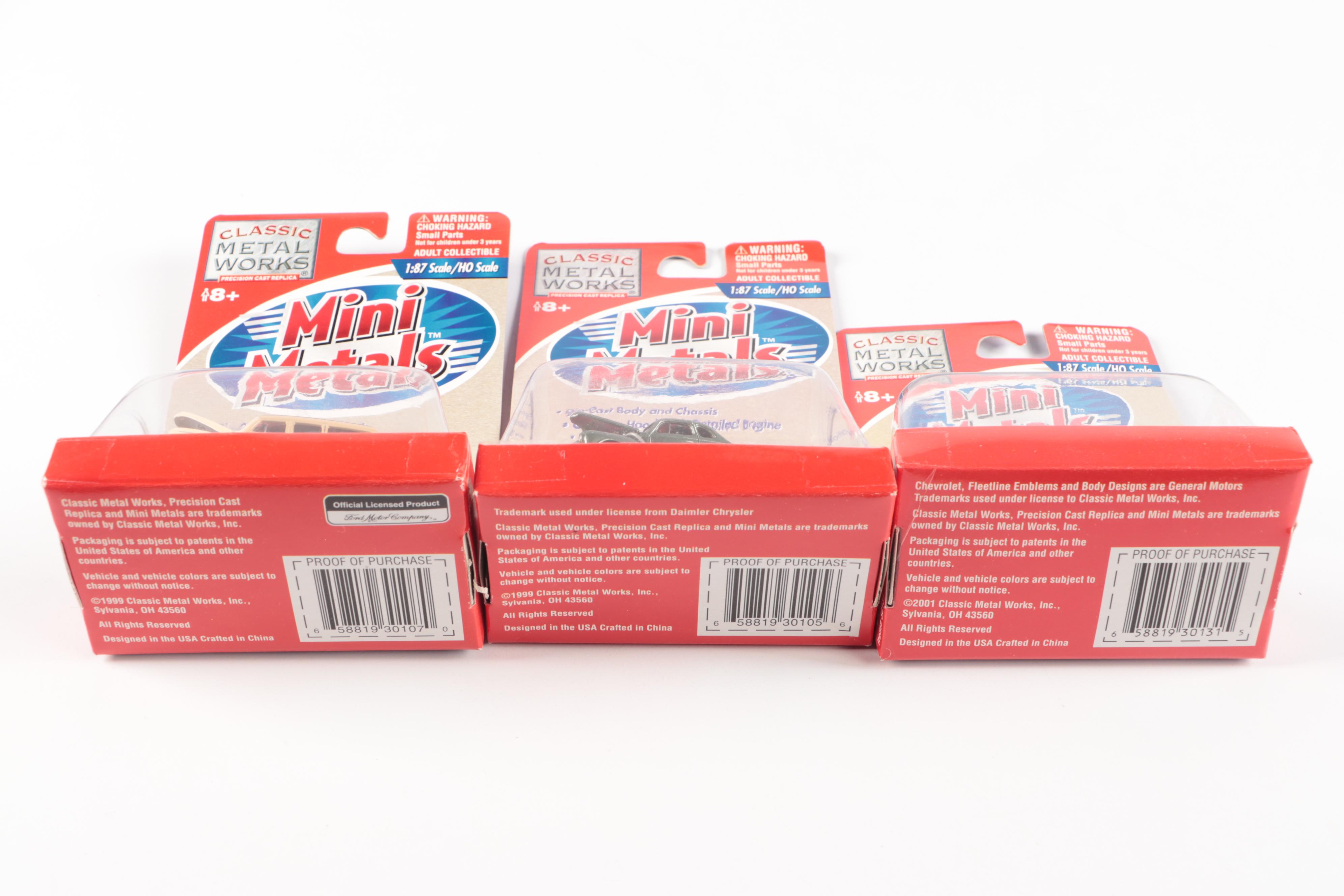 Con-Cor "U-Haul Supermovers" and Classic Metal Works "Mini Metals" Toy Cars