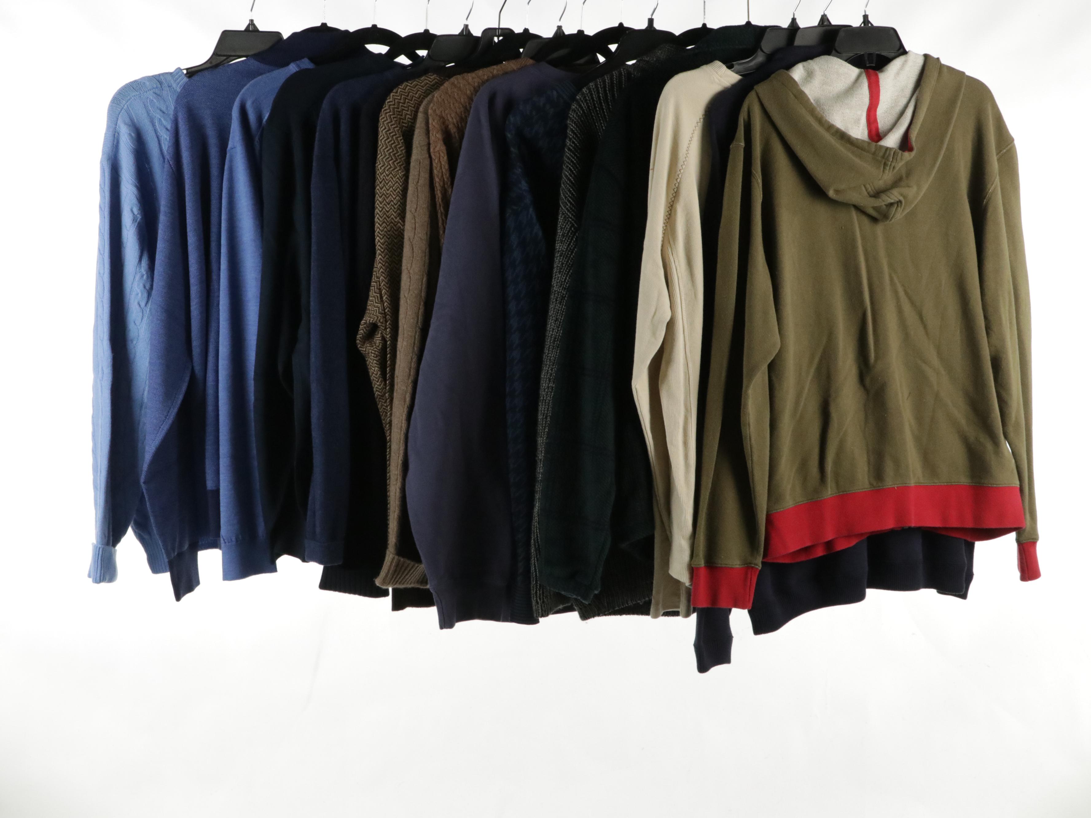 Men's Cashmere, Wool and Alpaca Blend Sweaters with Other Zip Jackets and More