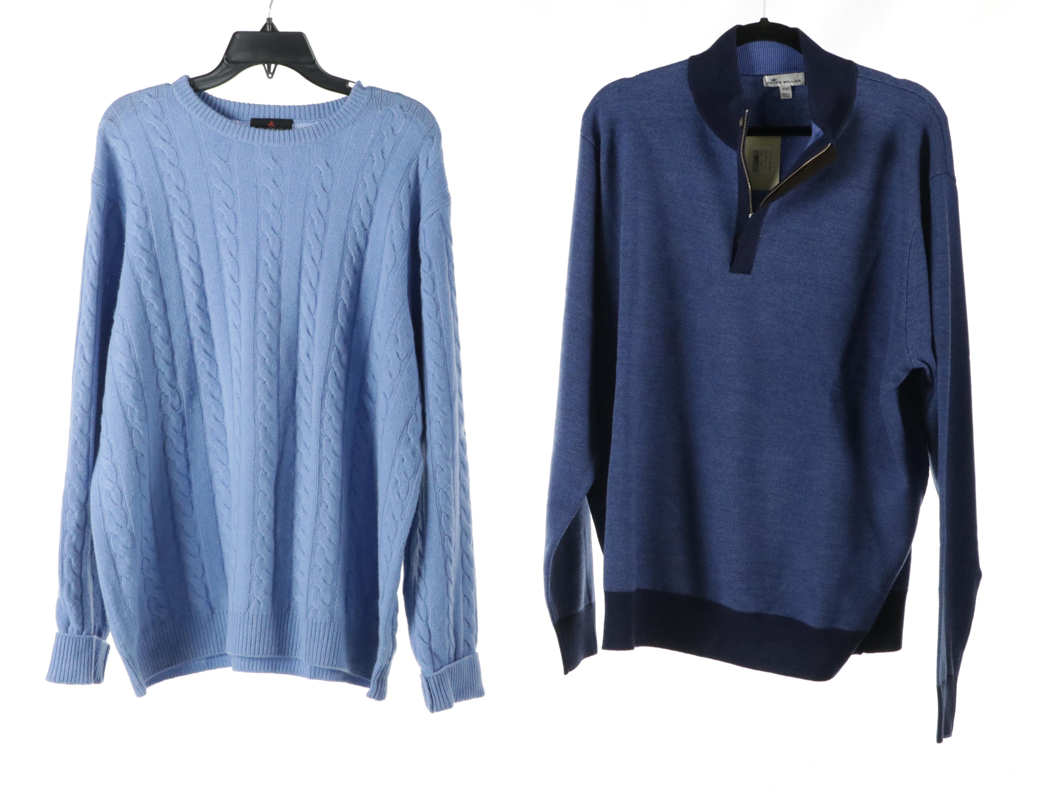 Men's Cashmere, Wool and Alpaca Blend Sweaters with Other Zip Jackets and More