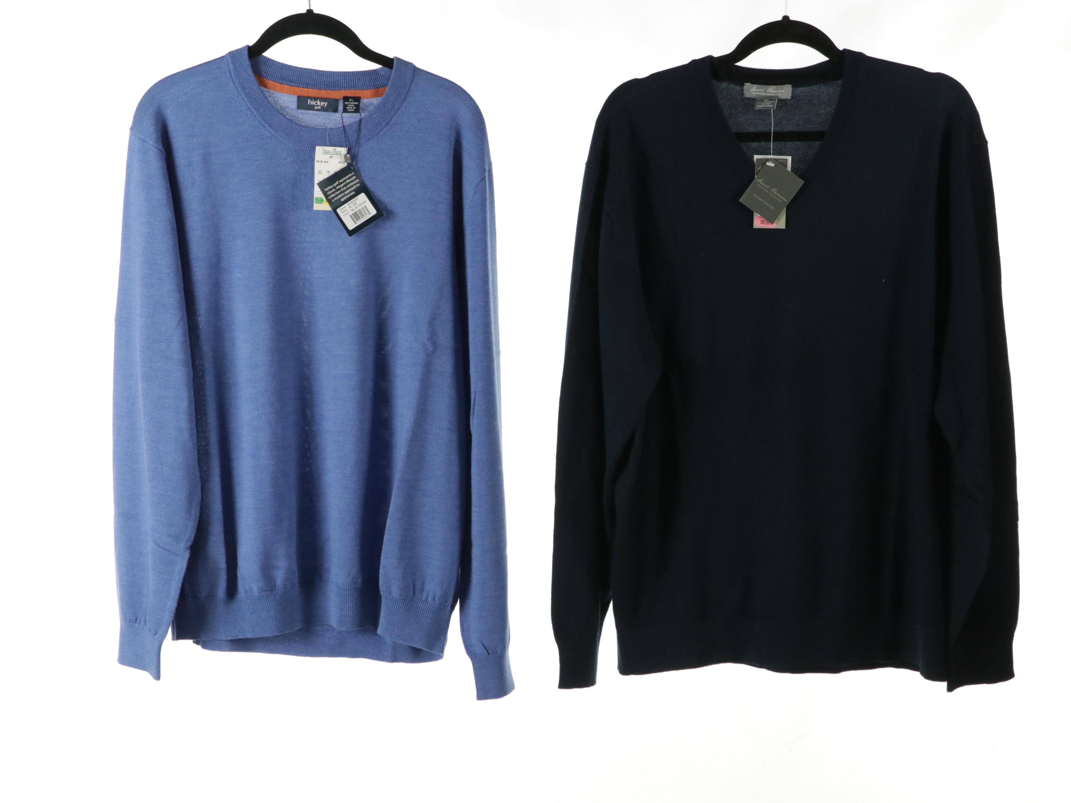 Men's Cashmere, Wool and Alpaca Blend Sweaters with Other Zip Jackets and More