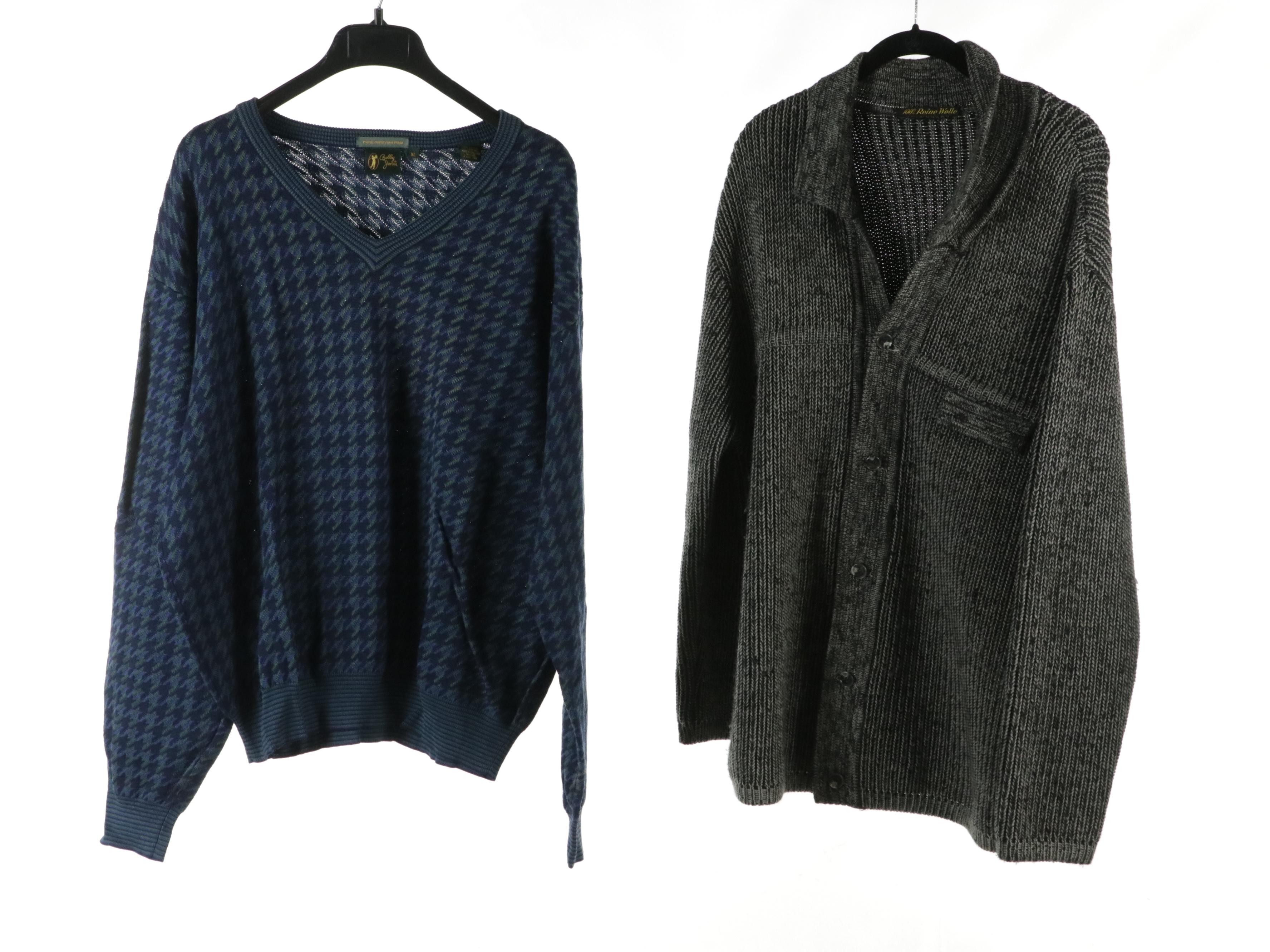 Men's Cashmere, Wool and Alpaca Blend Sweaters with Other Zip Jackets and More