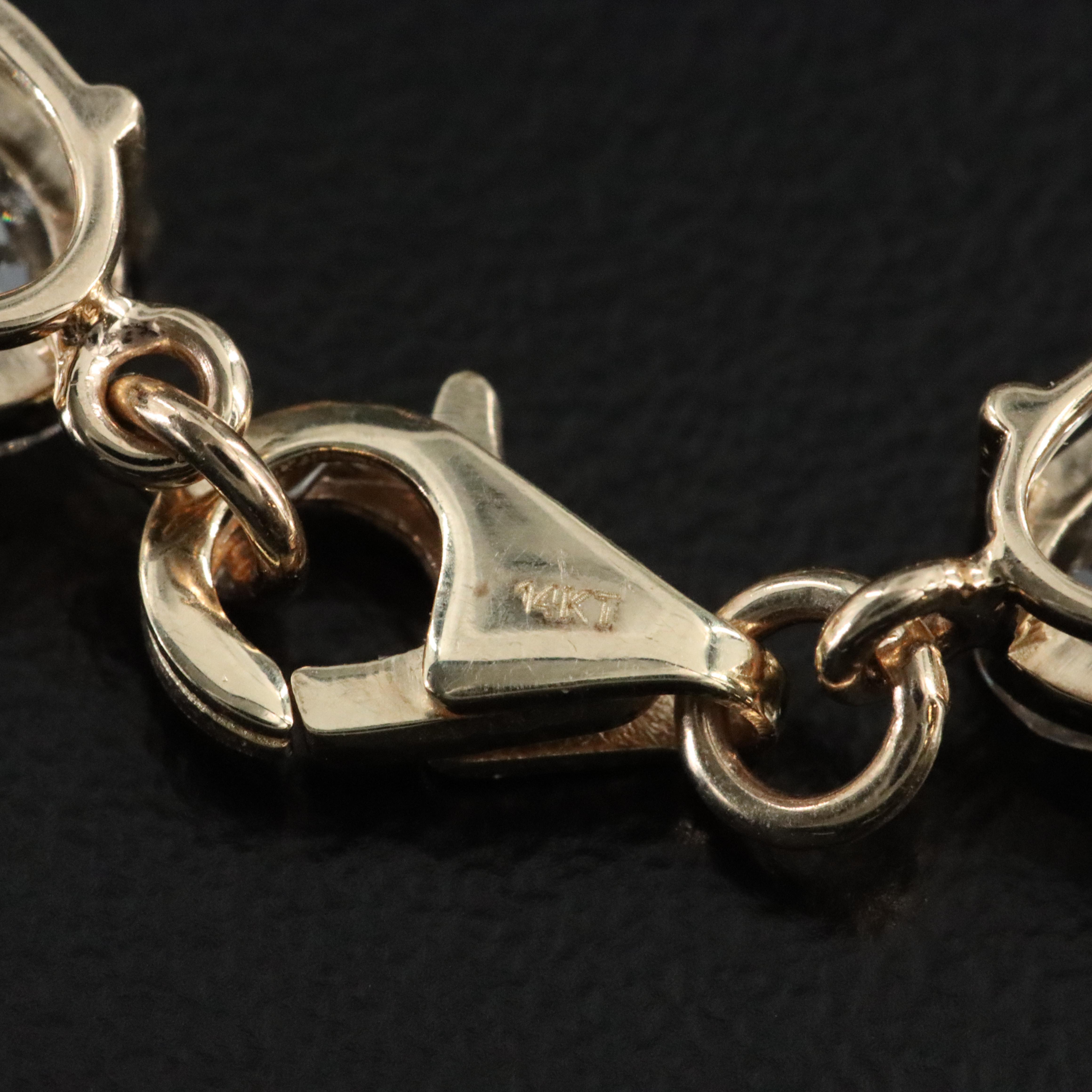 14K 15.69 CTW Lab Grown Diamond Bracelet