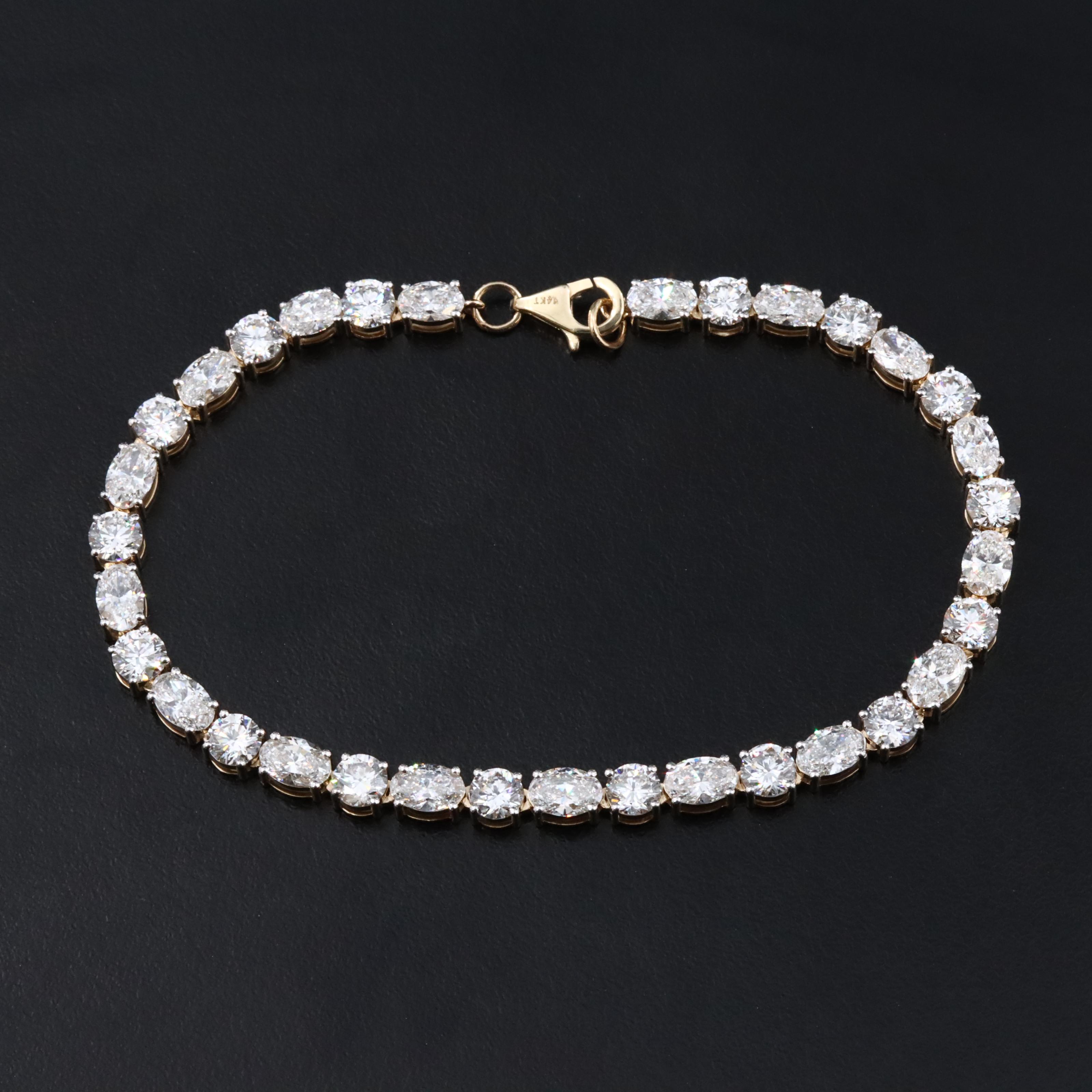 14K 9.64 CTW Lab Grown Diamond Bracelet