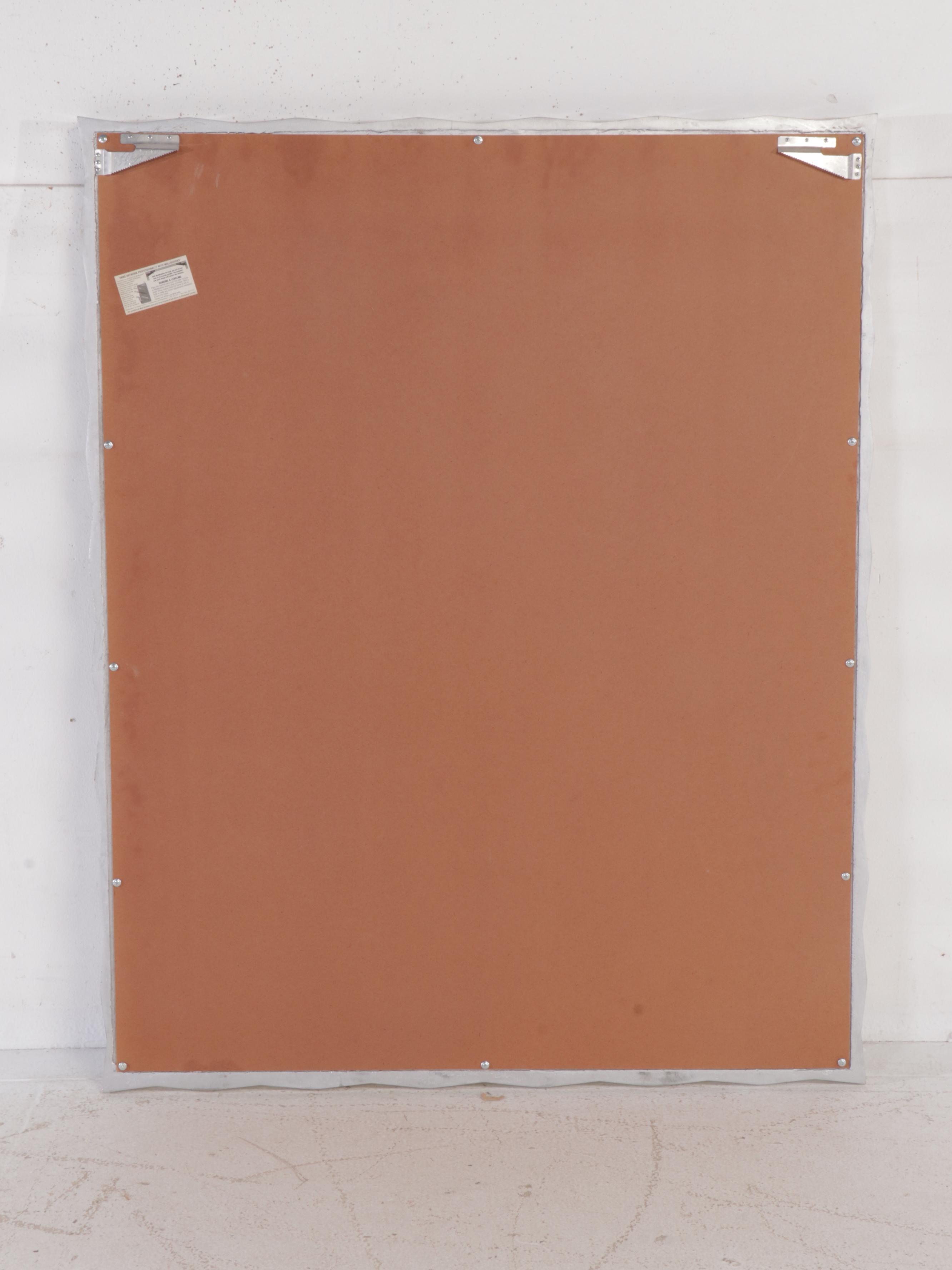 Contemporary Metal Frame Wall Mirror