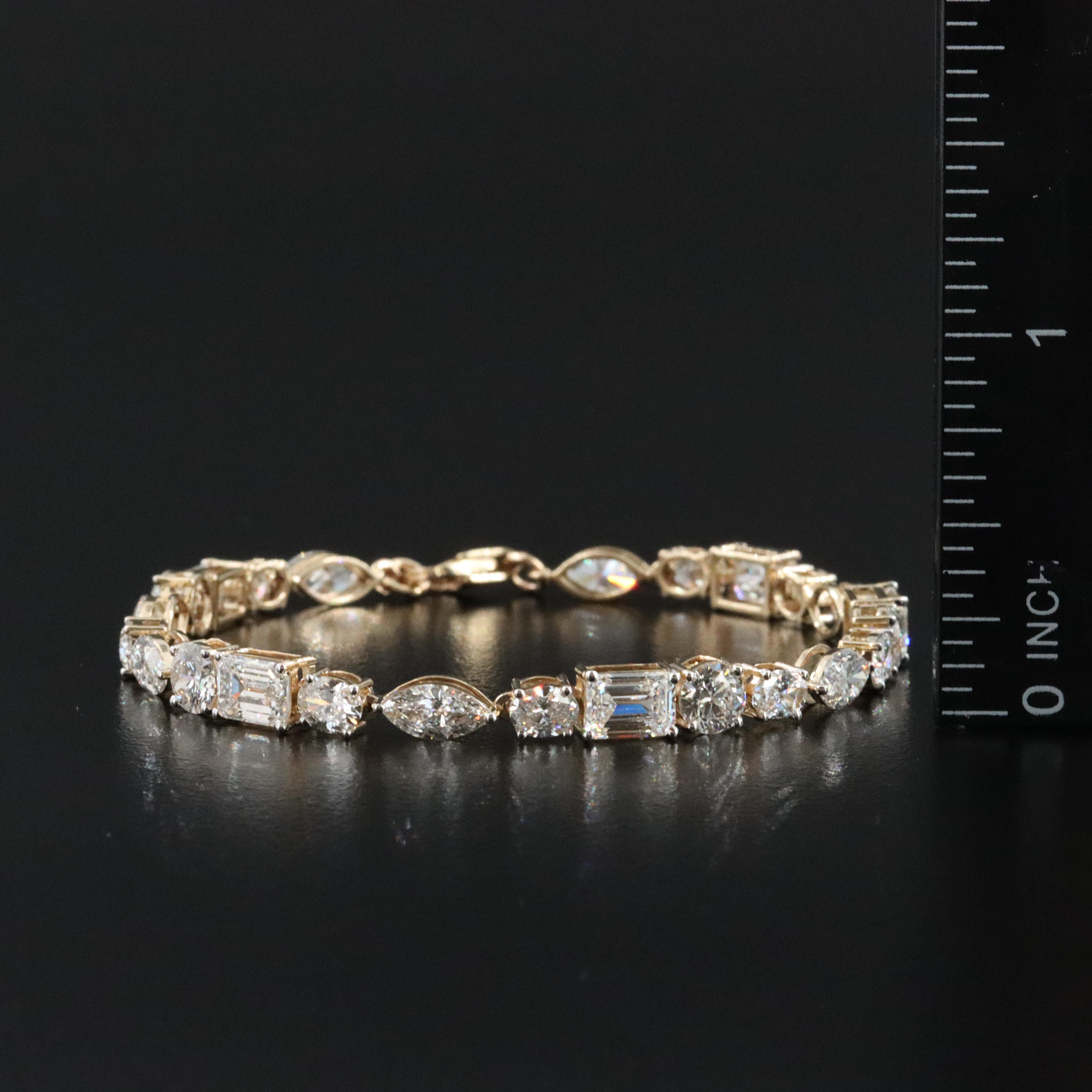 14K 10.32 CTW Lab Grown Diamond Bracelet