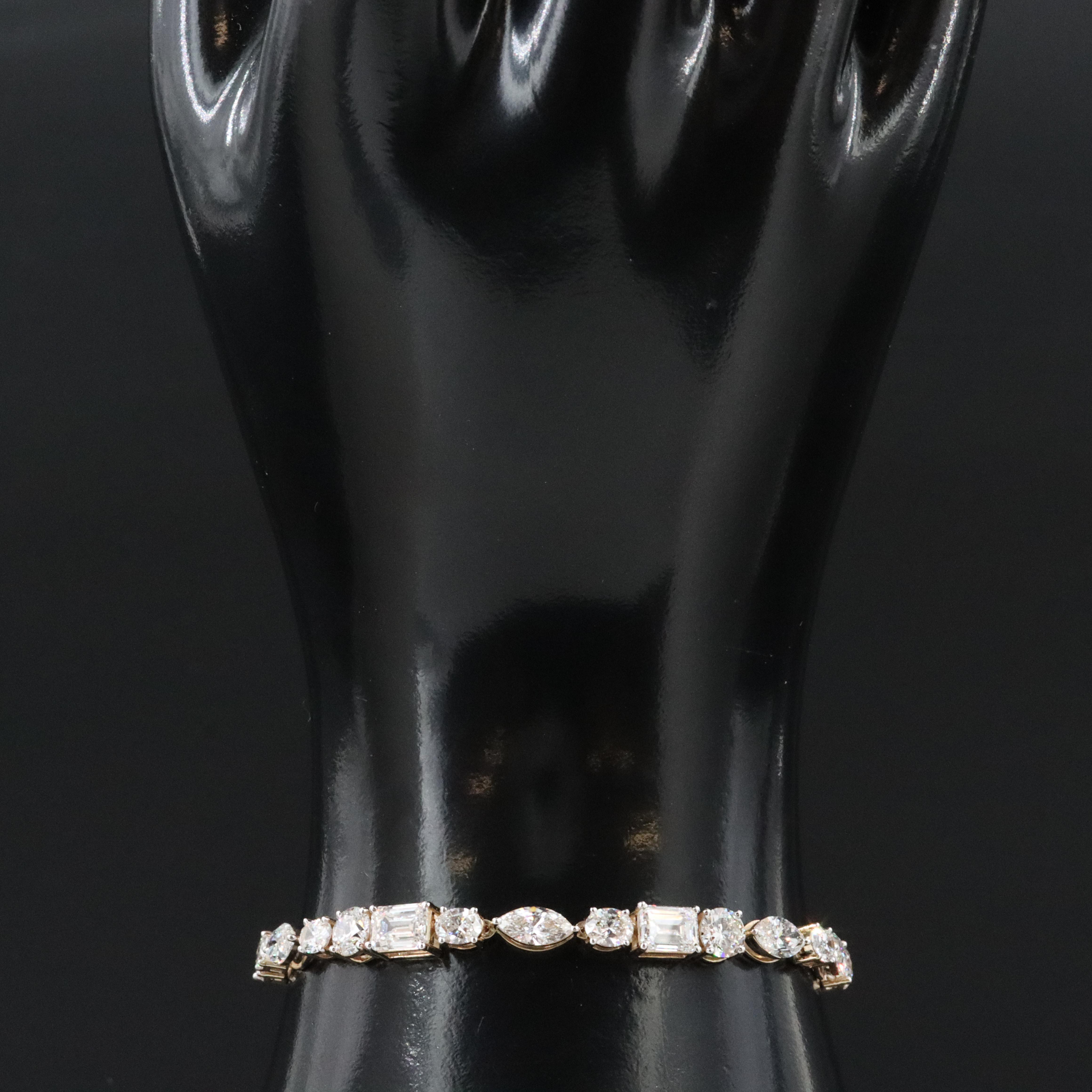 14K 10.32 CTW Lab Grown Diamond Bracelet