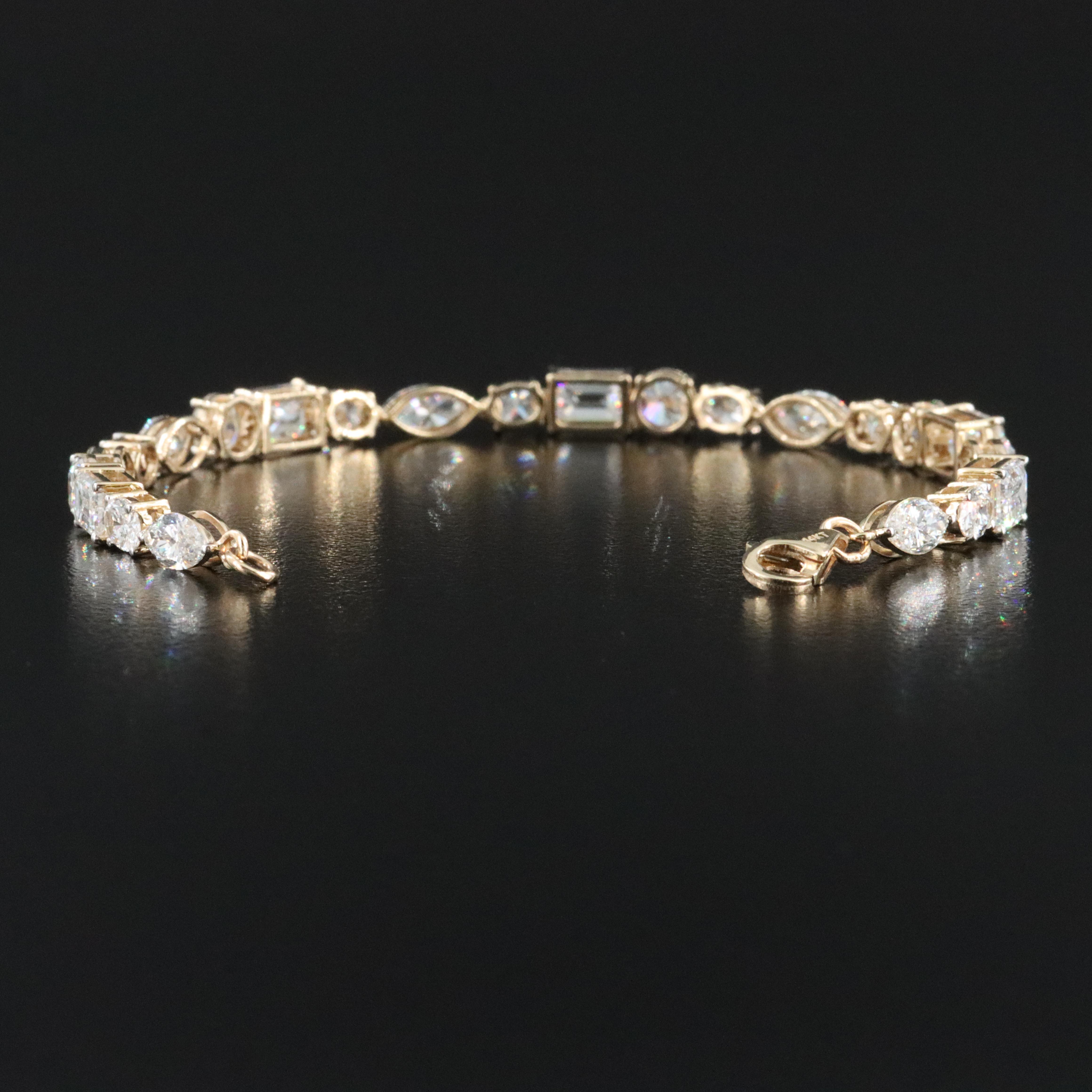 14K 10.32 CTW Lab Grown Diamond Bracelet