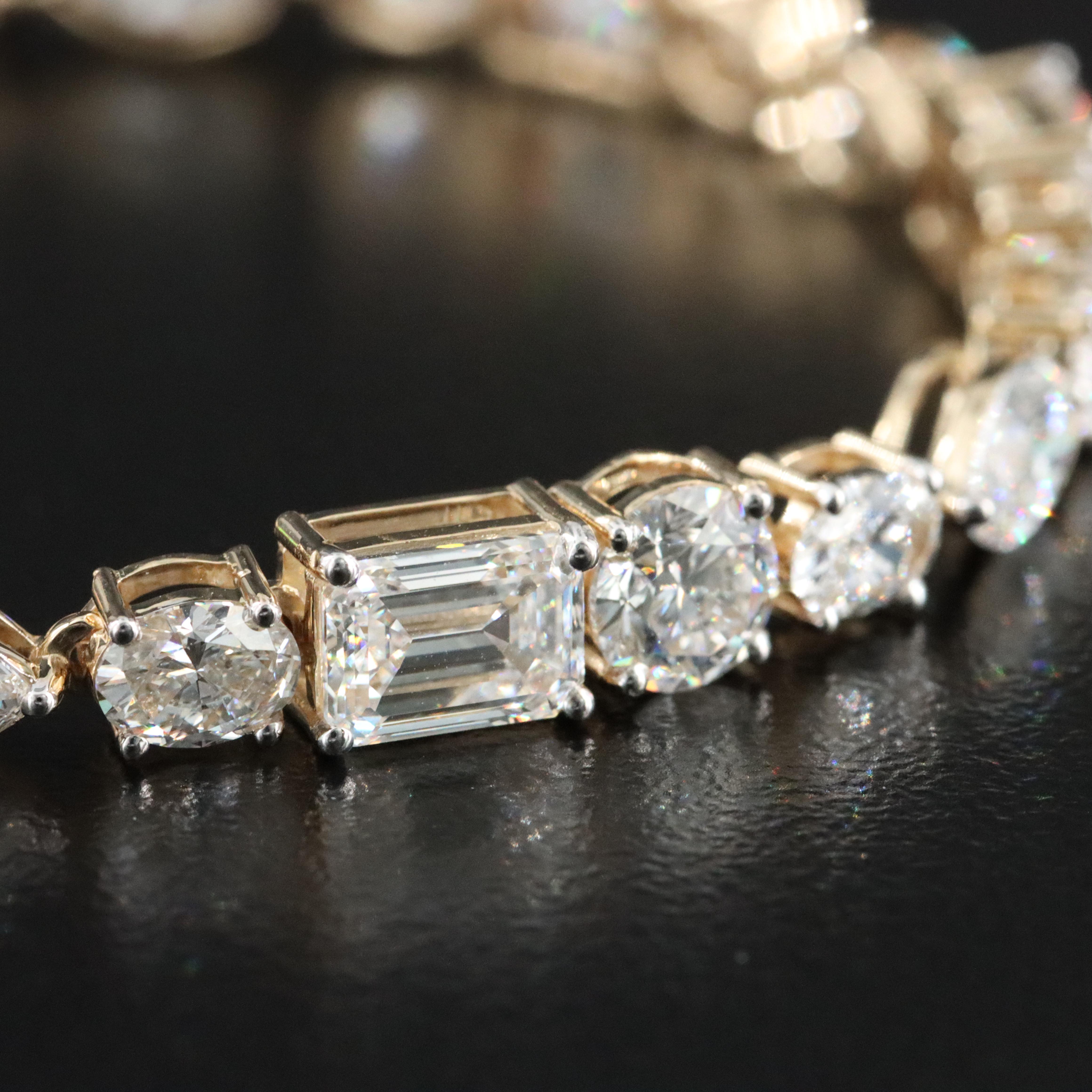14K 10.32 CTW Lab Grown Diamond Bracelet