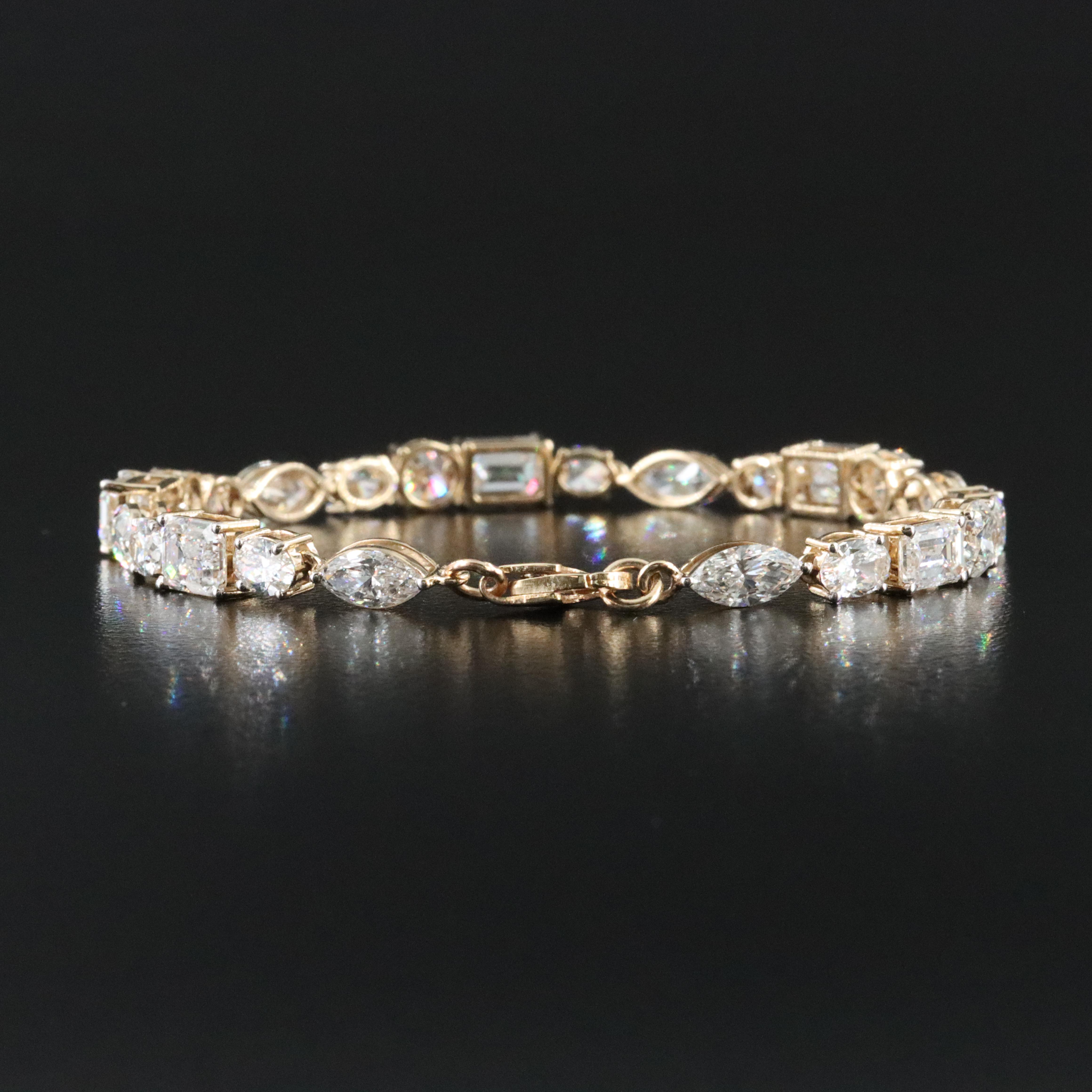 14K 10.32 CTW Lab Grown Diamond Bracelet