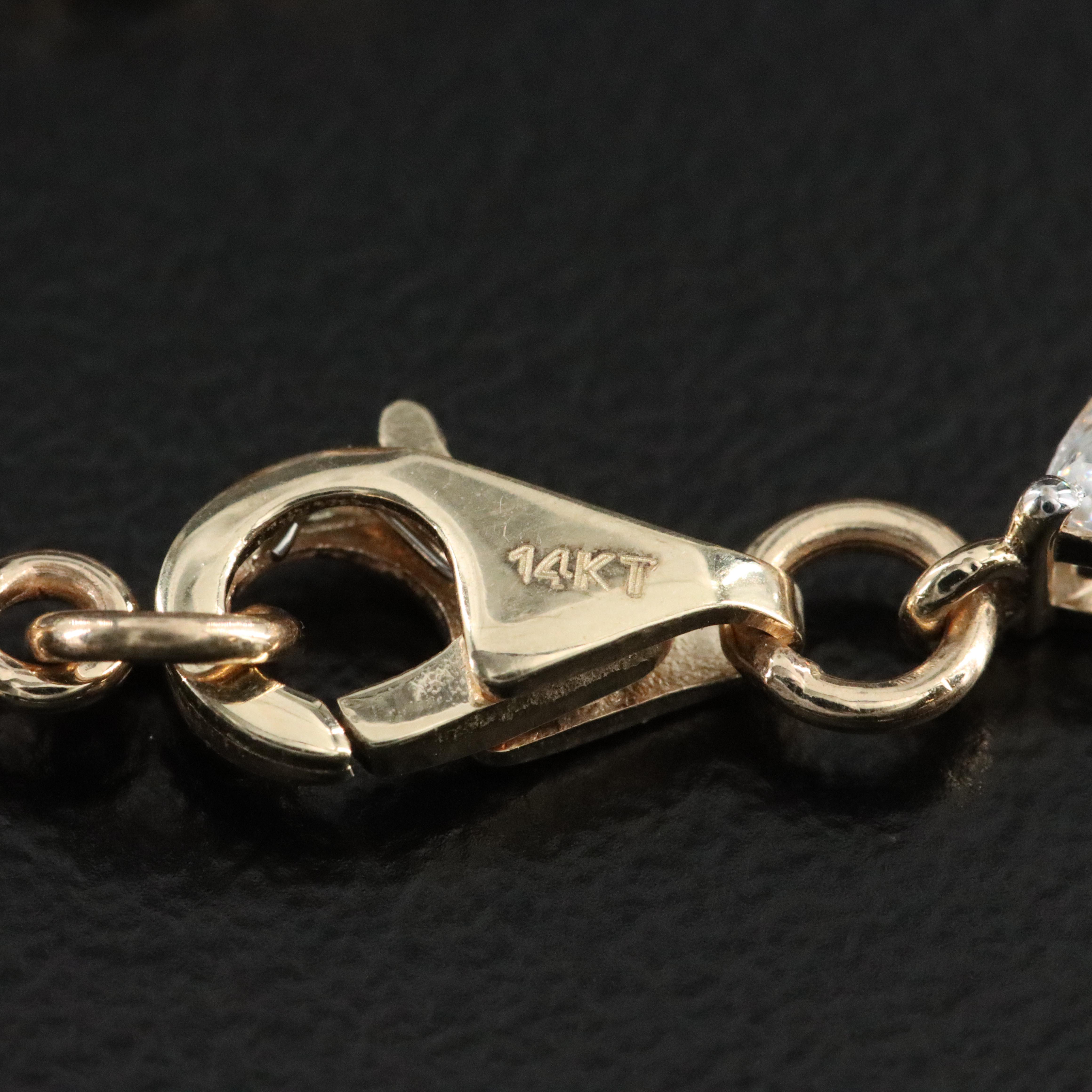 14K 10.32 CTW Lab Grown Diamond Bracelet