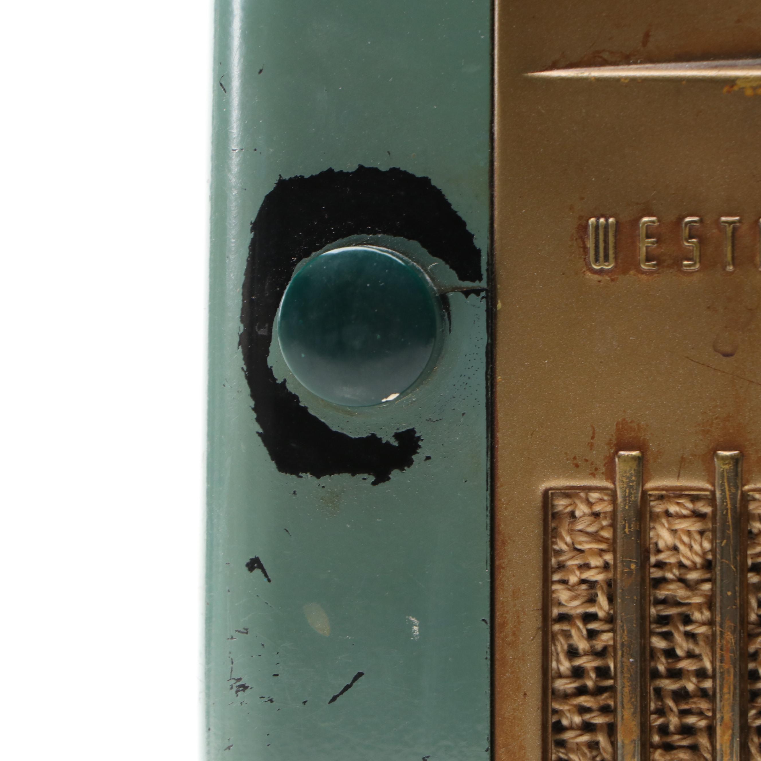 Westinghouse " The Little Jewel" Refrigerator Front Art Deco Promo Radio