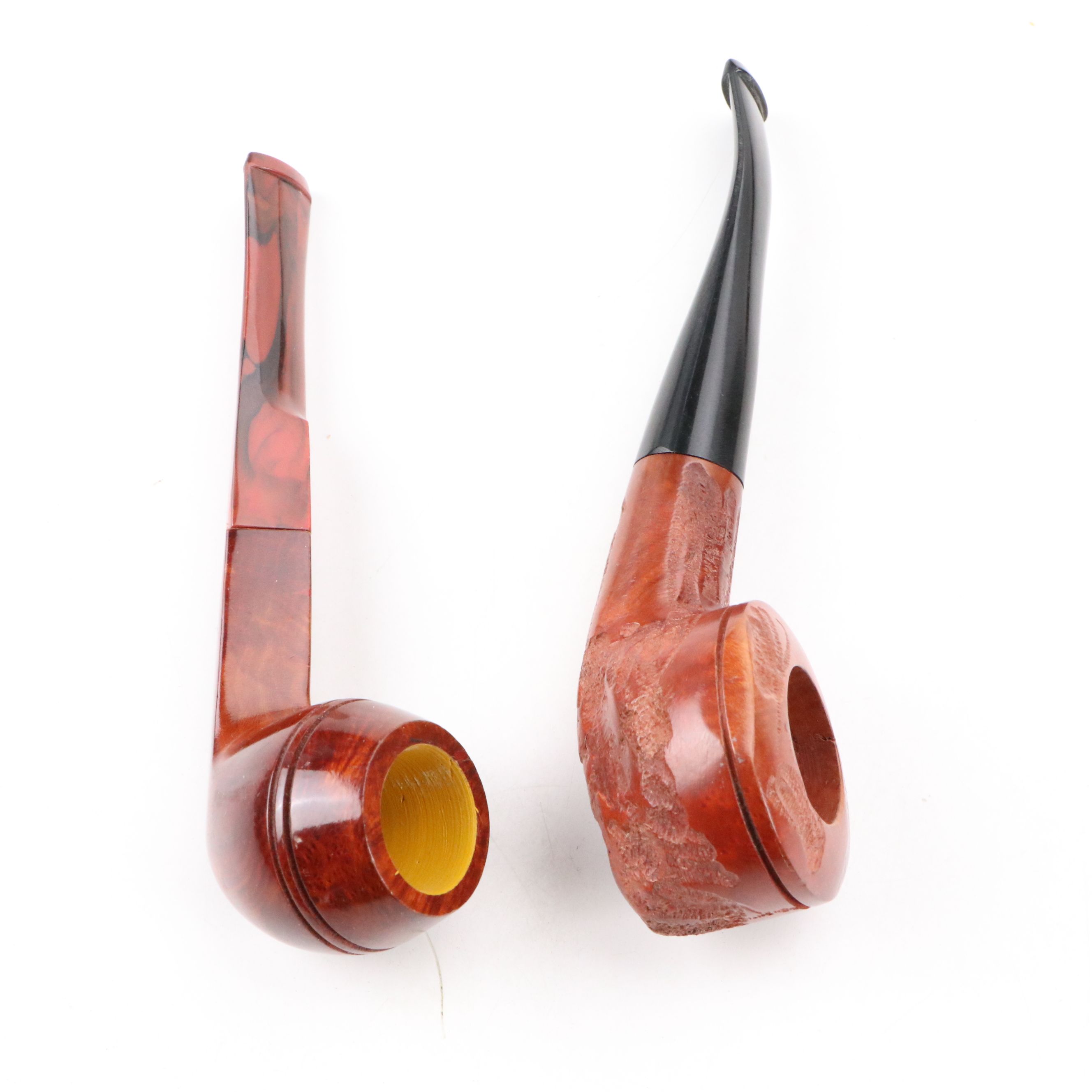 Collection of Italian and Israeli Made Briar Tobacco Pipes, 20th Century