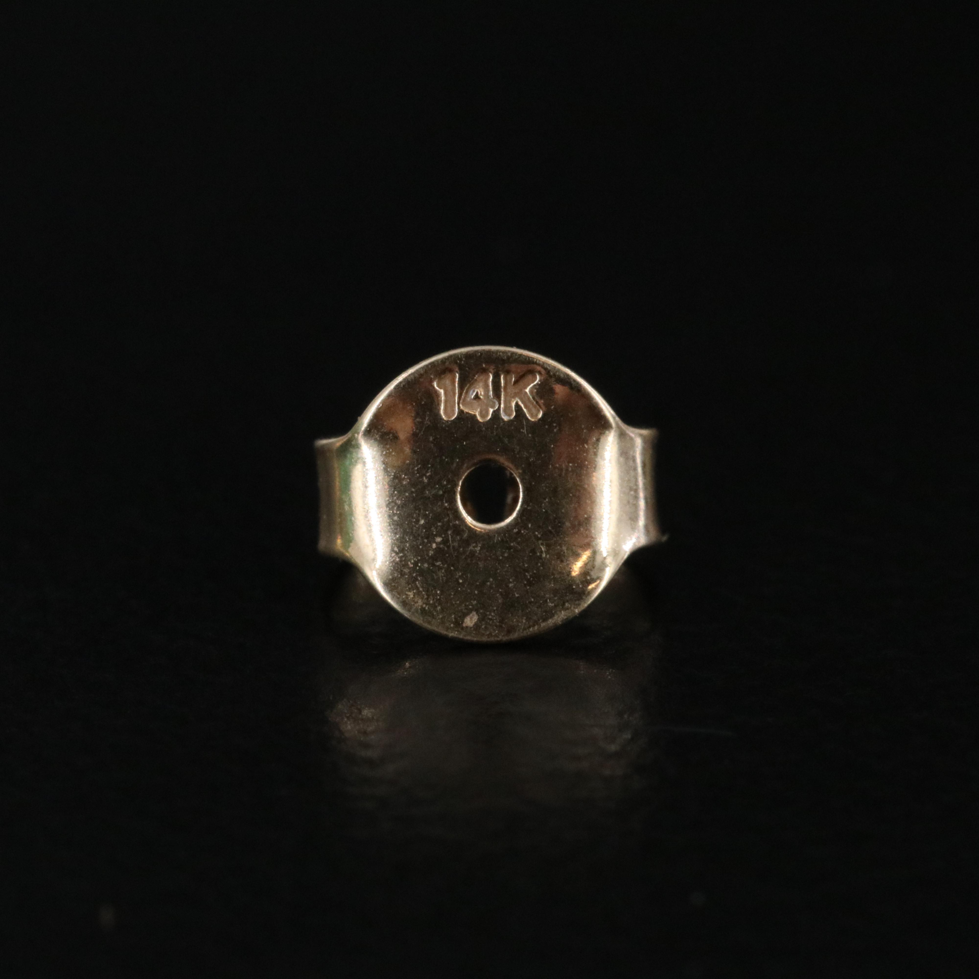 14K Inside-Out Emerald Hoop Earrings