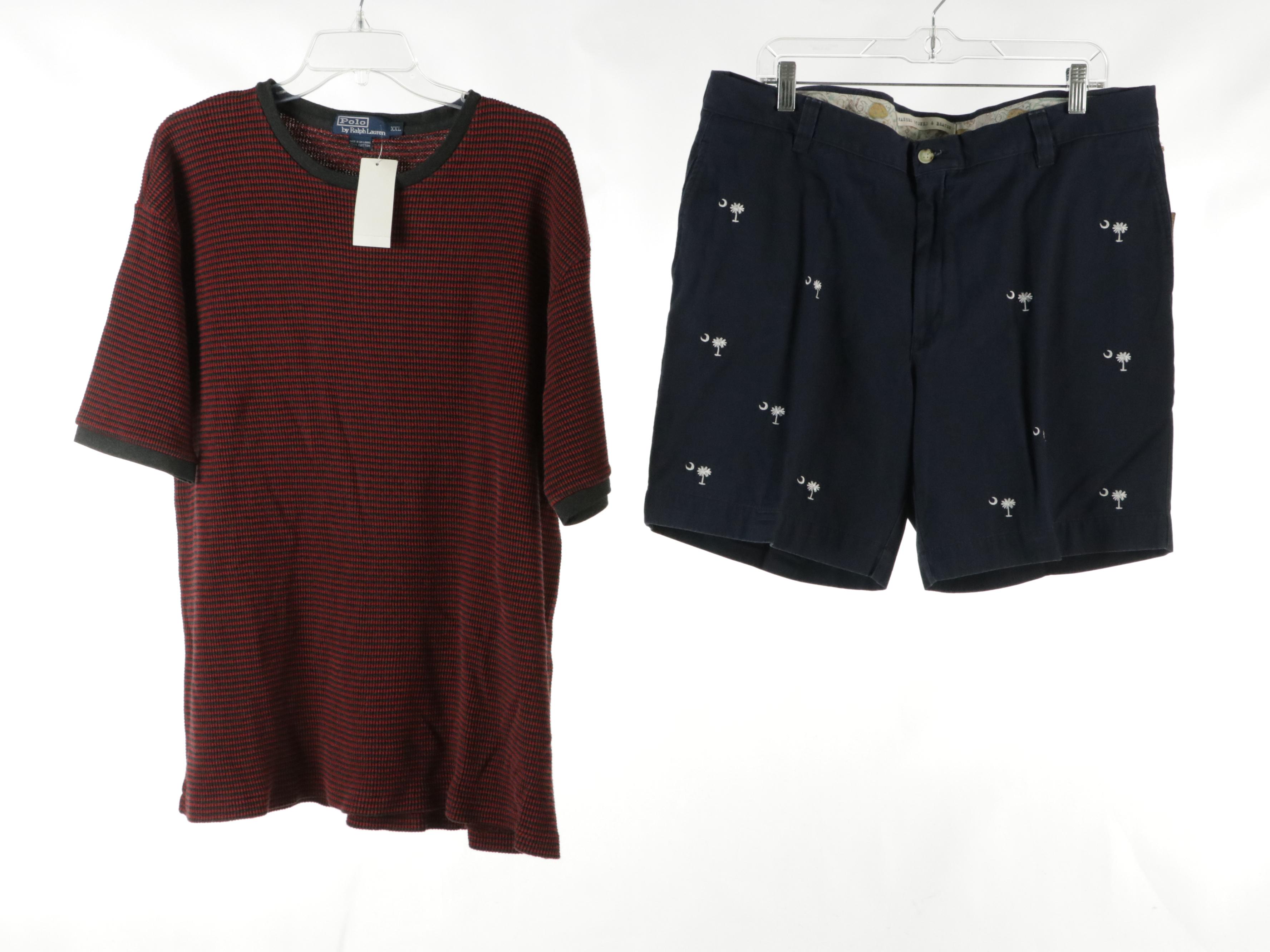 Men's Separates Including Tommy Bahama Swim Trunks and Cotton T-Shirts, More