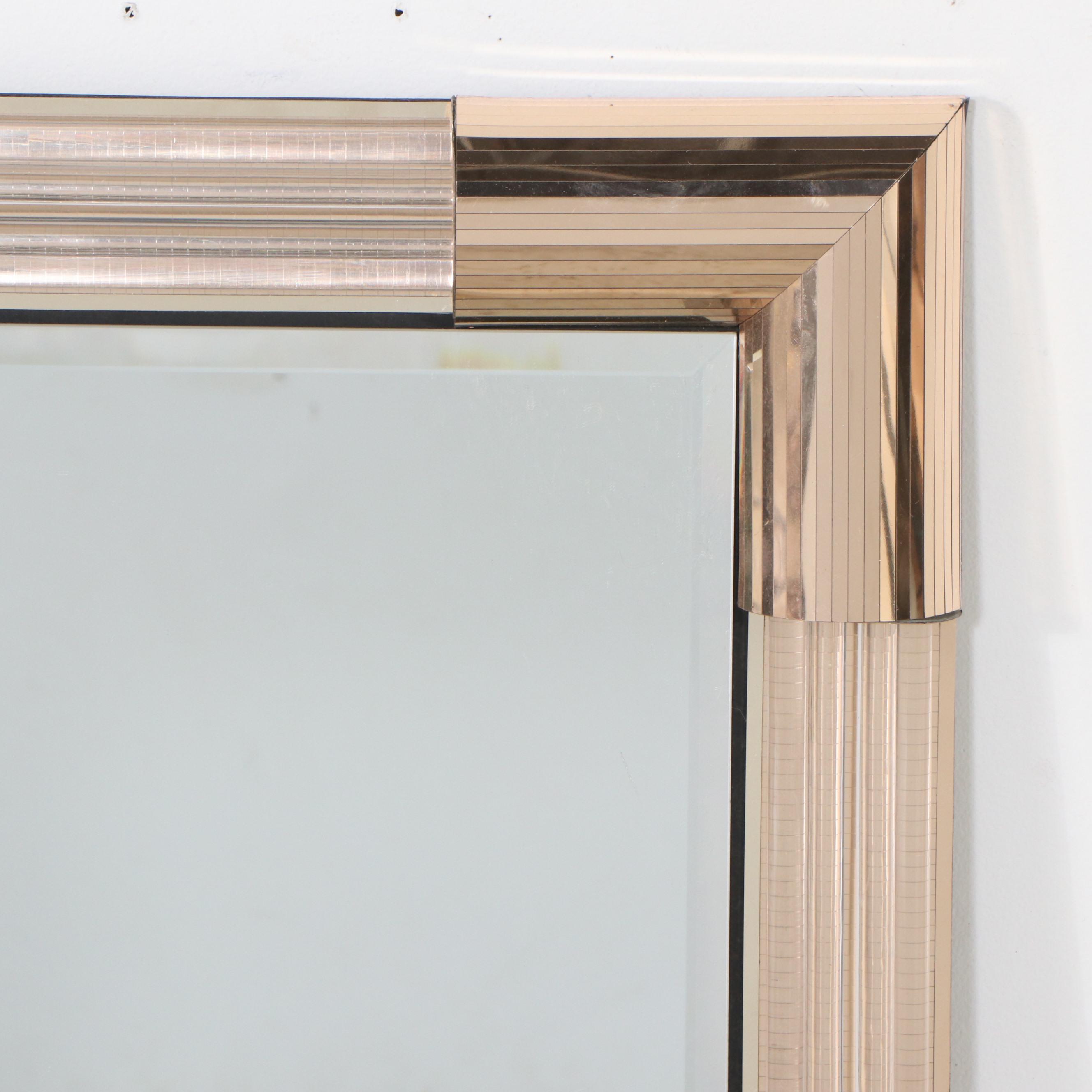 Accessory Art Brass Accented Wall Mirror