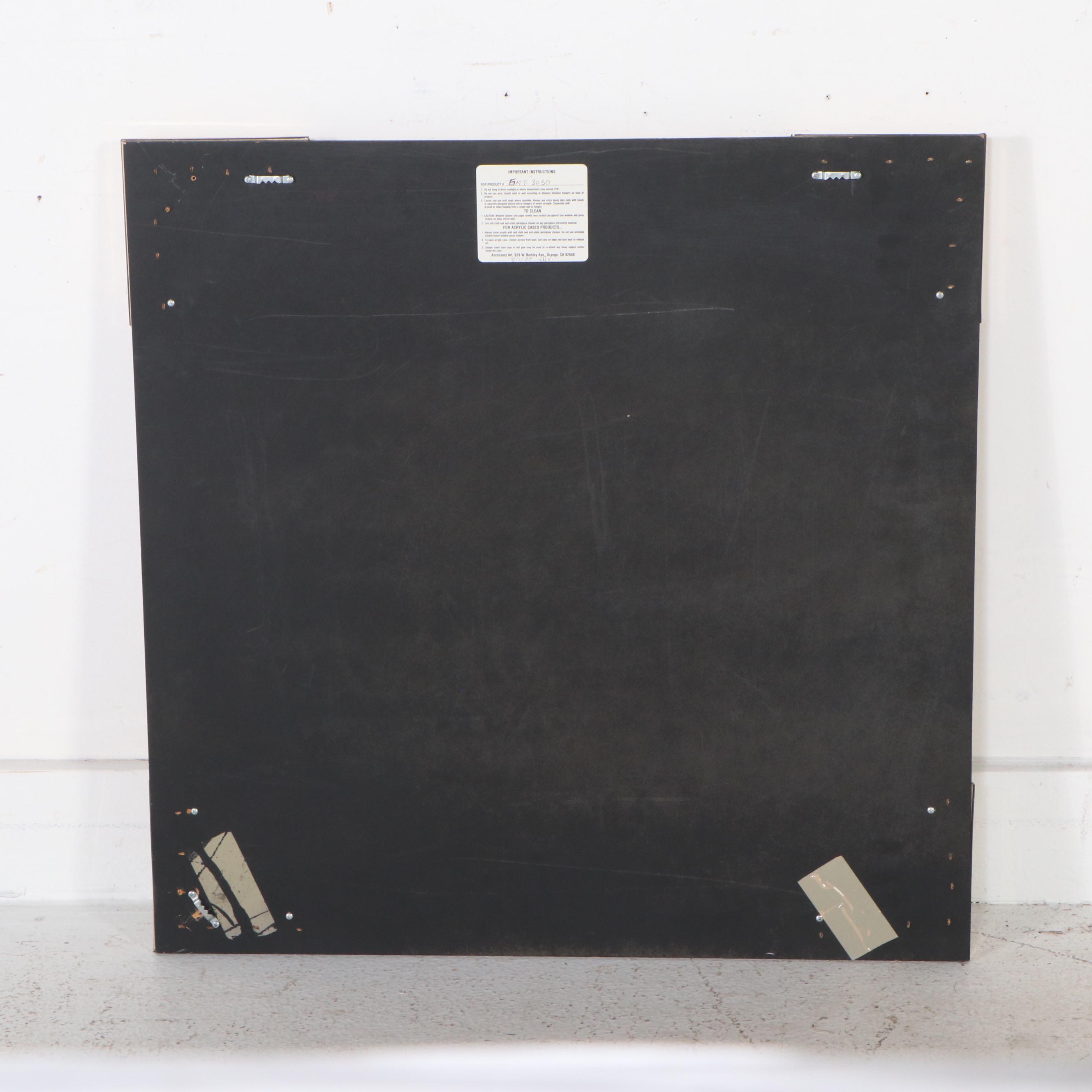 Accessory Art Brass Accented Wall Mirror