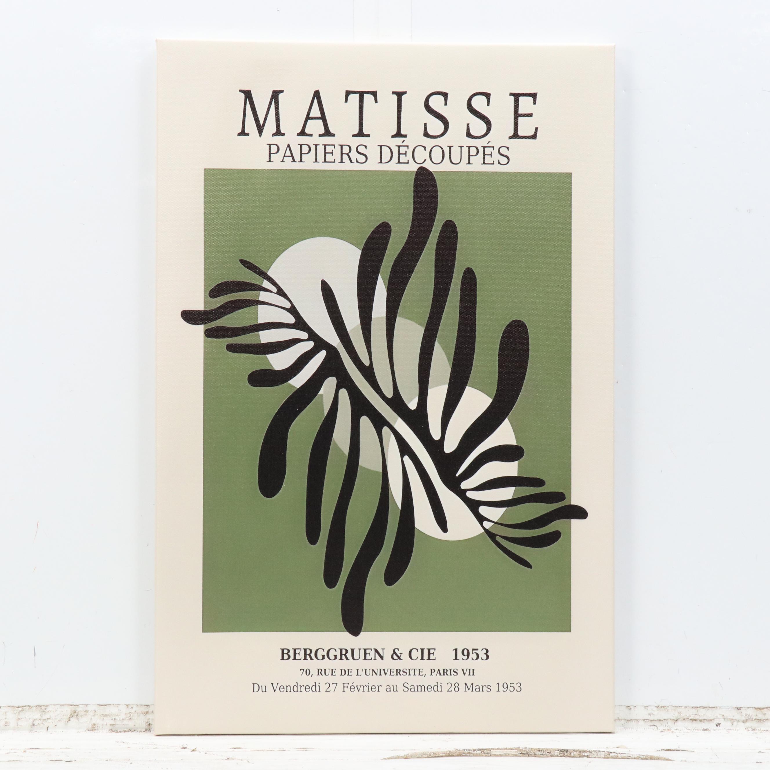 Two Giclées for Henri Matisse Exhibition, 21st Century