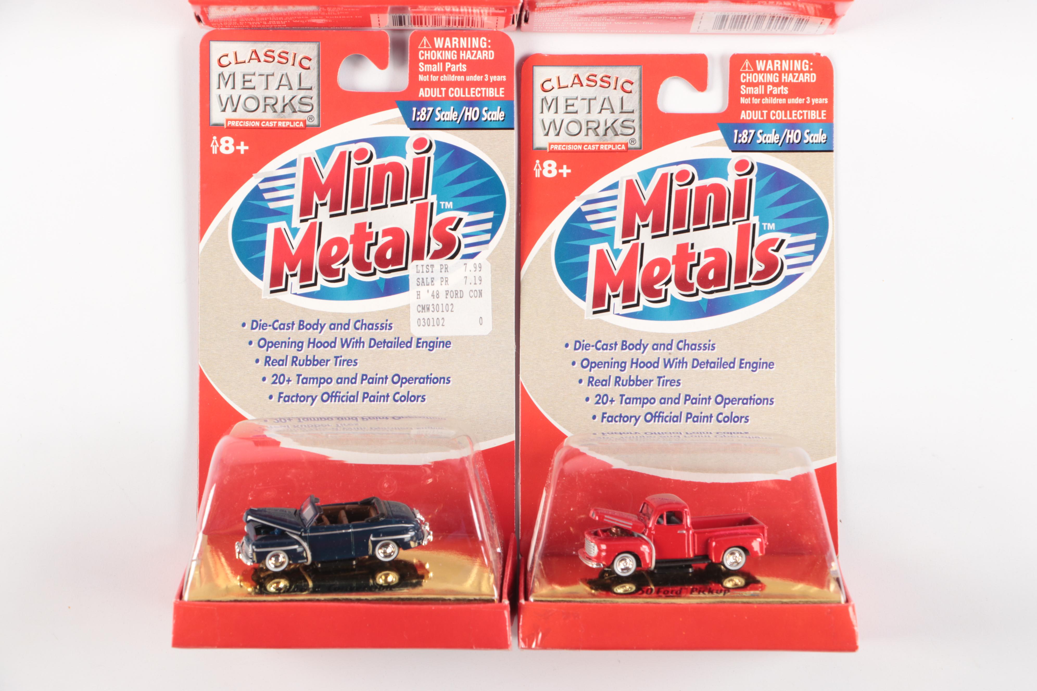 Classic Metal Works "Mini Metals" with Maisto, Micro Machines and More Toy Cars