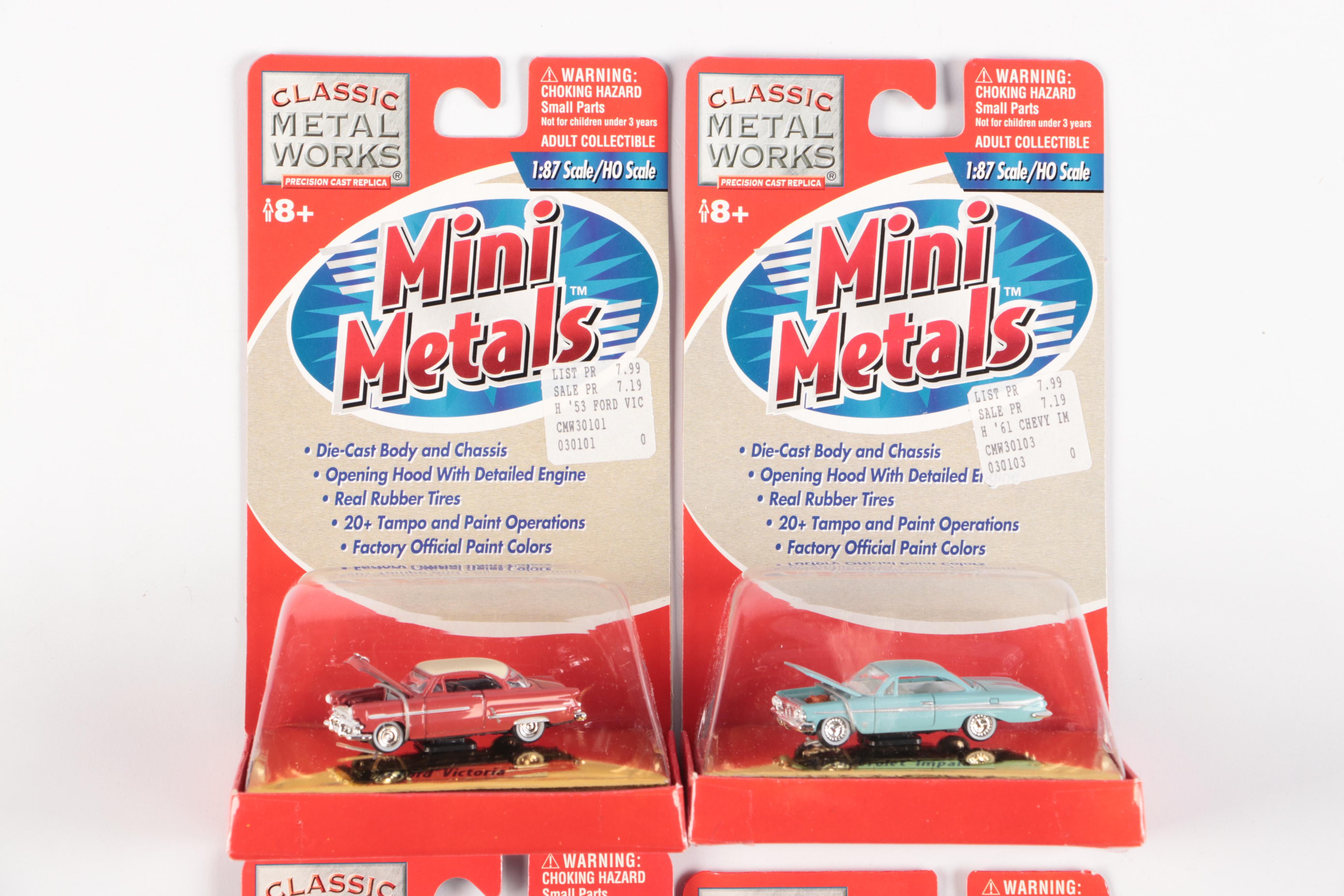 Classic Metal Works "Mini Metals" with Maisto, Micro Machines and More Toy Cars