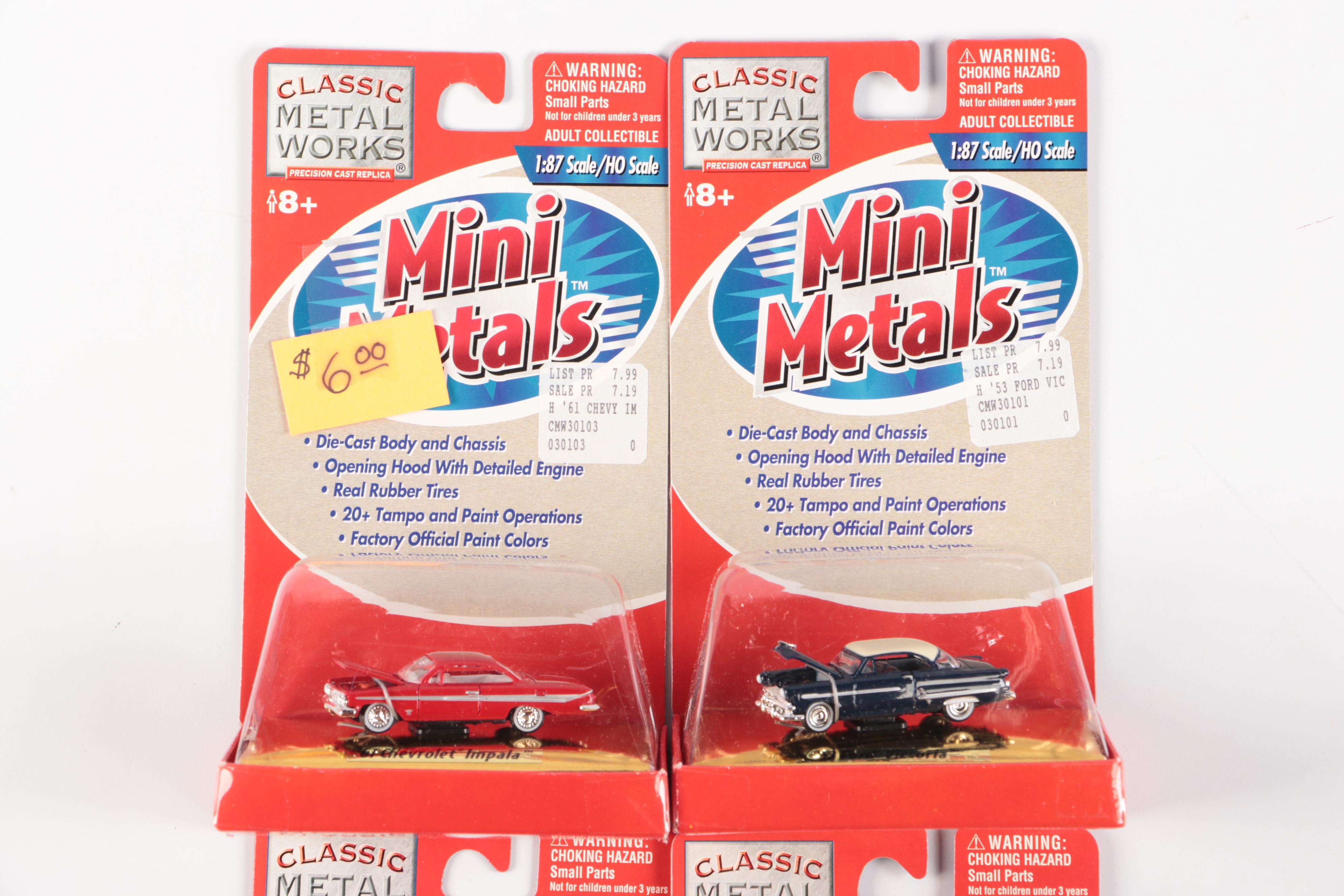 Classic Metal Works "Mini Metals" with Maisto, Micro Machines and More Toy Cars